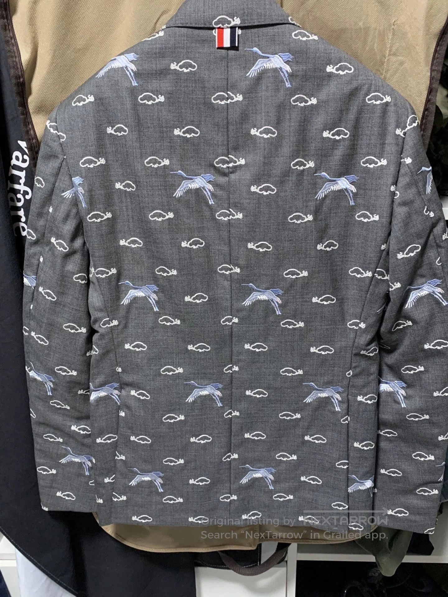 Thom Browne thom browne crane embroidered suit jacket. Size US M / EU 48-50 / 2 - 4 Thumbnail