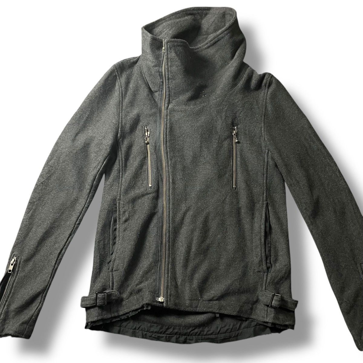 If Six Was Nine JAPANESE BRAND JPEGG ASYMMETRICAL WOOL JACKET Size US S / EU 44-46 / 1 - 4 Thumbnail