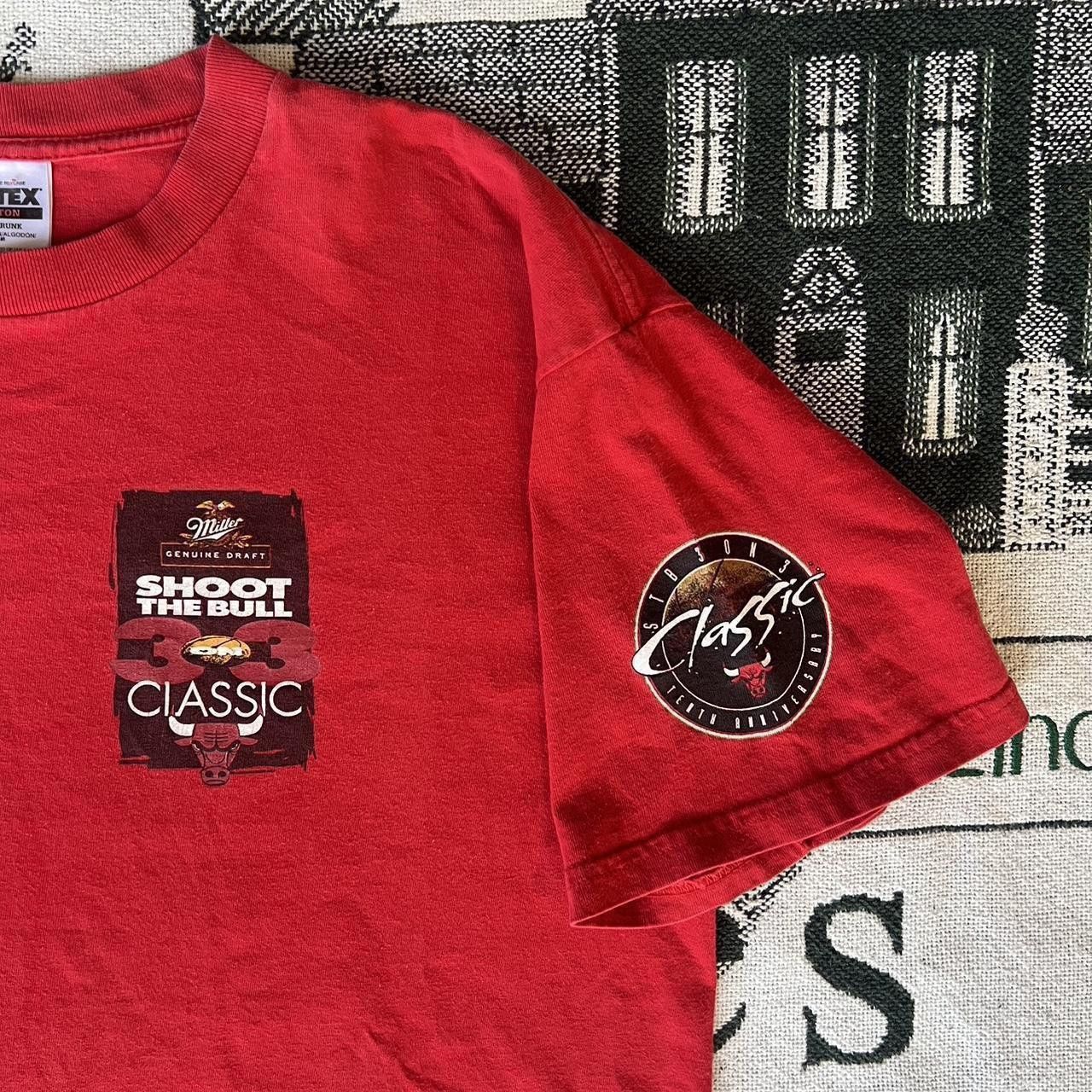 NBA Vintage Y2K/2000s 1998 Chicago Bulls Shoot the bull 3on3 Classic Shirt Size US XL / EU 56 / 4 - 2 Thumbnail
