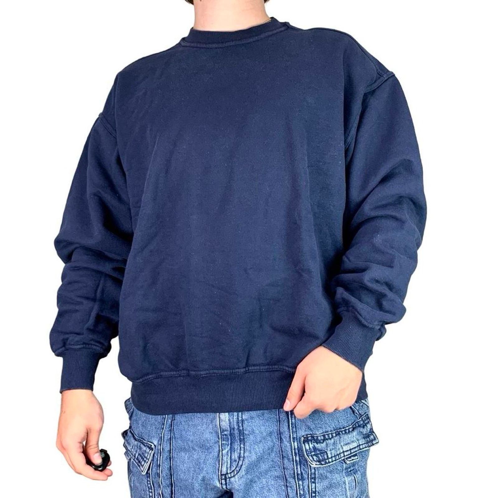 Russell Athletic × Vintage Vintage Pluma by Russell Athletic Blue Crewneck Sweatshirt Size US XL / EU 56 / 4 - 2 Thumbnail