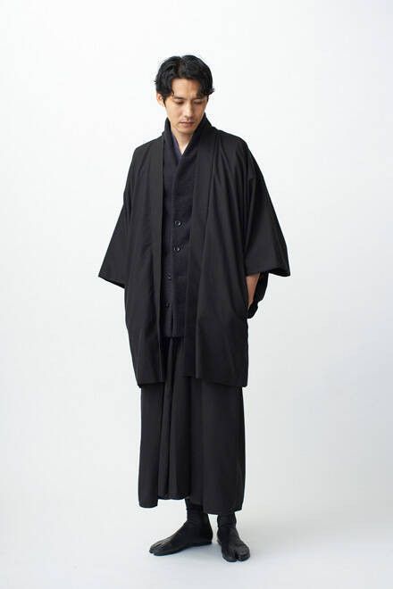 TROVE Trove Warobe Stripe Wool Haori Size US L / EU 52-54 / 3 - 1 Thumbnail