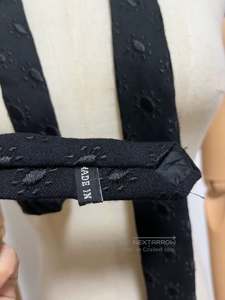 Ann Demeulemeester Ann Demeulemeester Embroidered Tie Size ONE SIZE - 3 Thumbnail