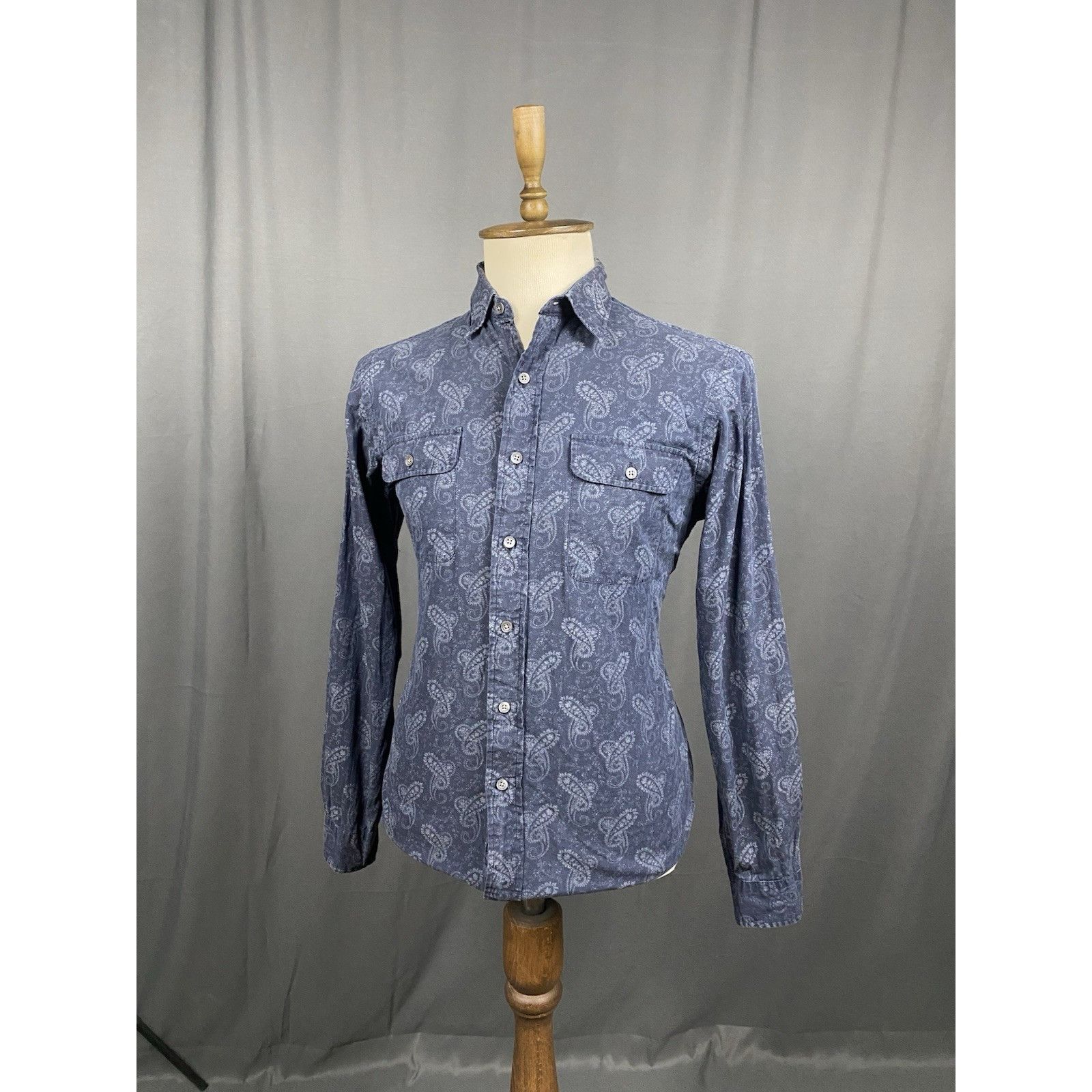 Polo Ralph Lauren Polo Ralph Lauren Paisley Men's Blue Longsleeve Shirt Size M Size US M / EU 48-50 / 2 - 4 Thumbnail