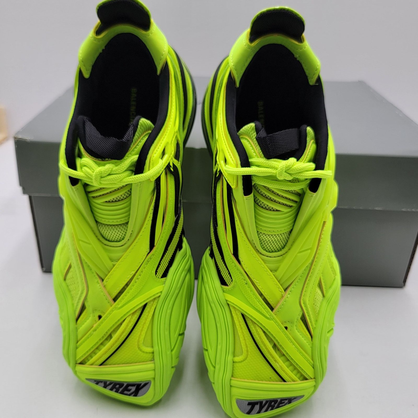 Balenciaga Balenciaga Women's Tyrex Fluo Yellow Sneakers - Size 7 Size US 7 / IT 37 - 5 Thumbnail