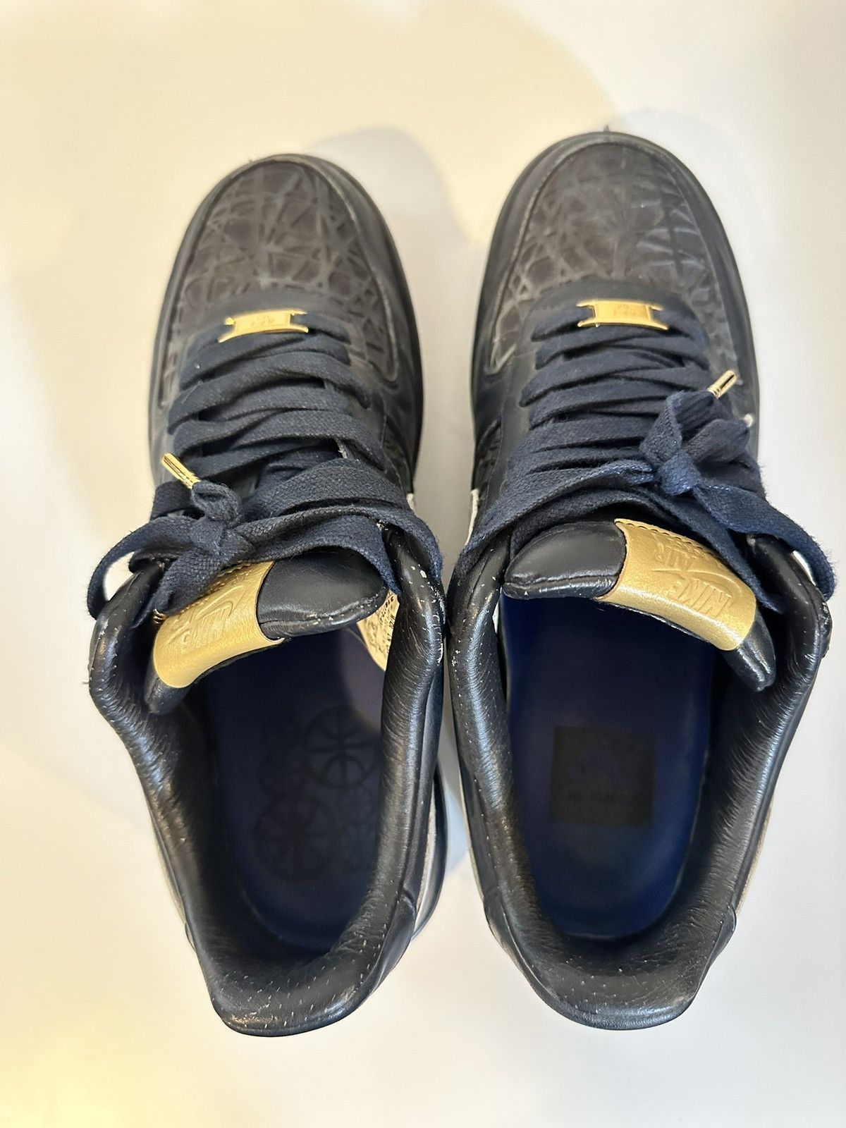 Nike Nike Air Force 1 Supreme Max Air Birds Nest Navy Size US 10 / EU 43 - 5 Thumbnail
