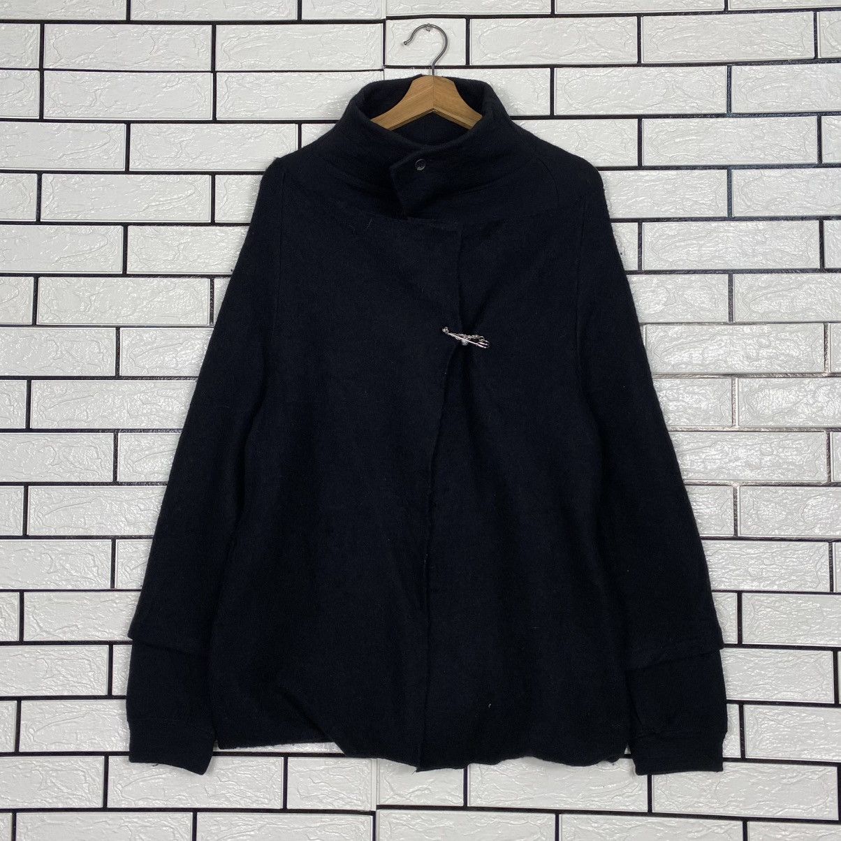 Yohji Yamamoto 🔥RUNWAY AVANT GARDE Y’S YOHJI YAMAMOTO DOUBLE LAYER JACKET Size M / US 6-8 / IT 42-44 - 3 Thumbnail