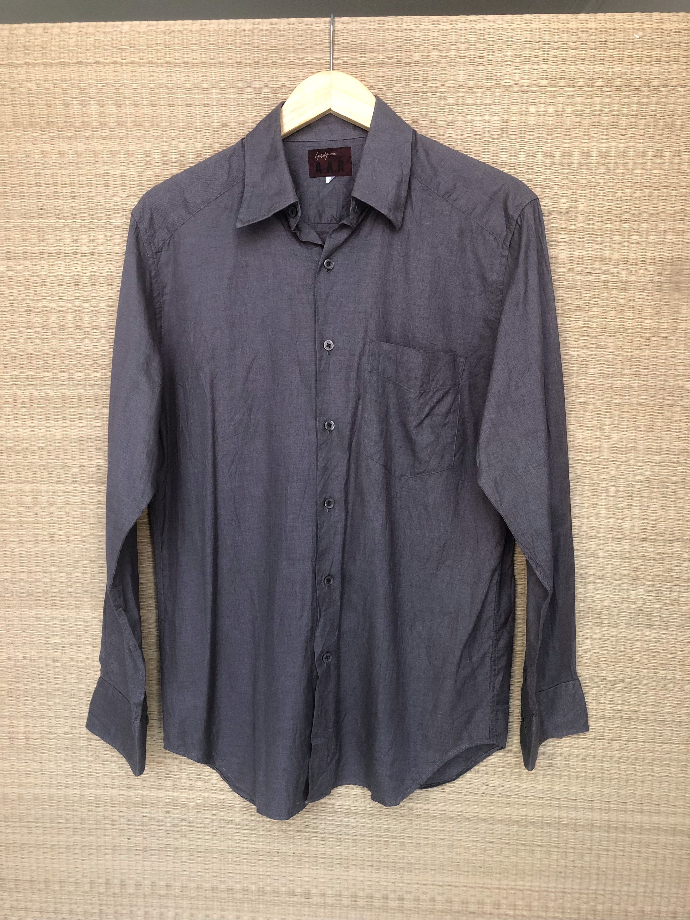 Yohji Yamamoto gray shirt Size US M / EU 48-50 / 2 - 1 Thumbnail