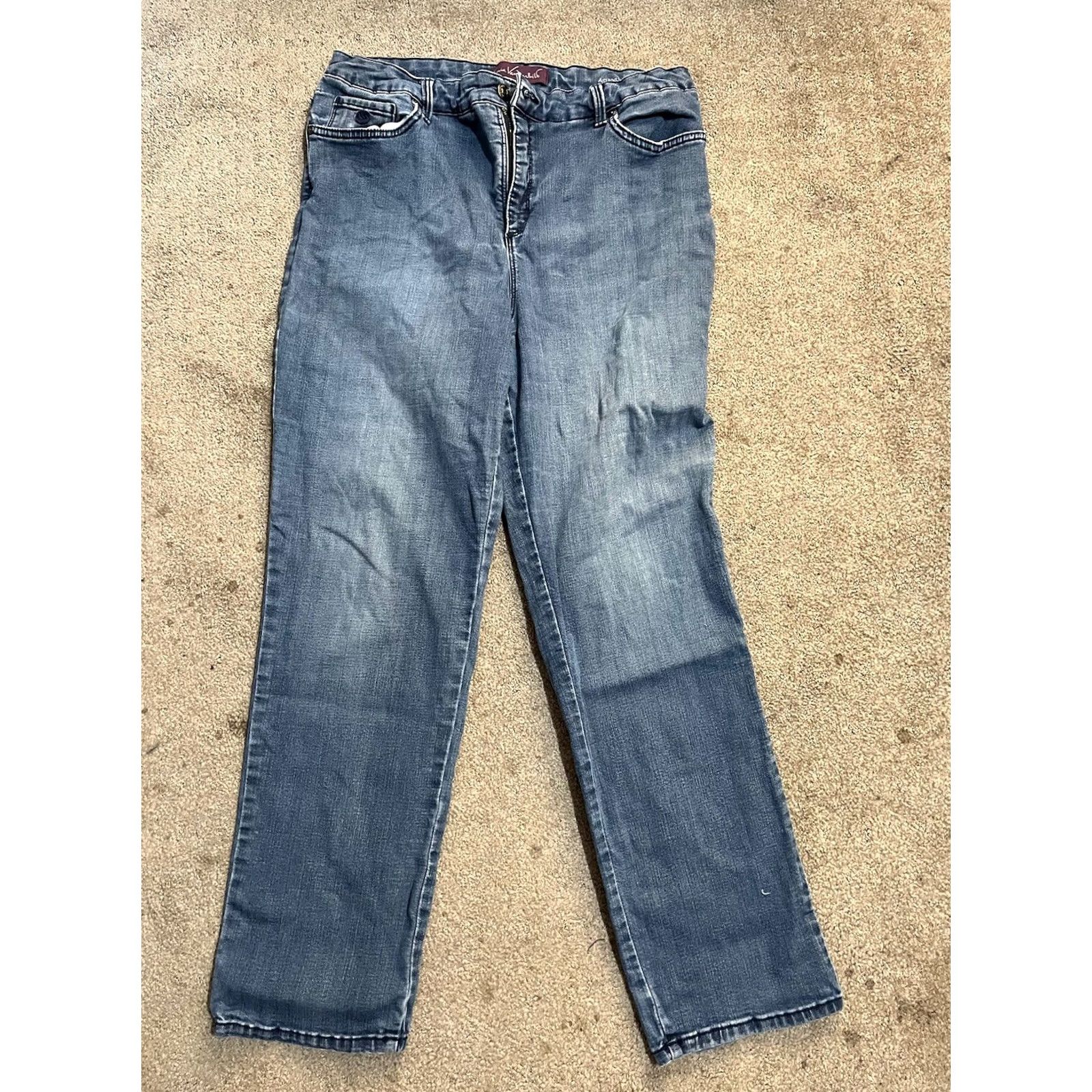 Gloria Vanderbilt Gloria Vanderbilt Jeans Womens 14 Amanda 2.0 Slim Leg Denim Blue Regular Size 36" / US 14 / IT 50 - 2 Thumbnail