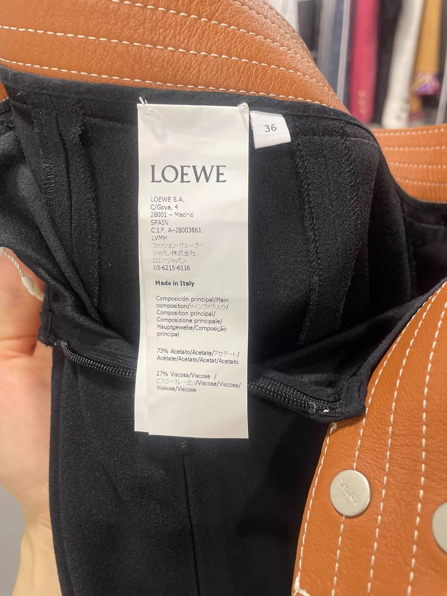 Loewe LOEWE Black Irregular Pleated Skirt 36 99 New Size 25" / US 0 / IT 36 - 5 Thumbnail