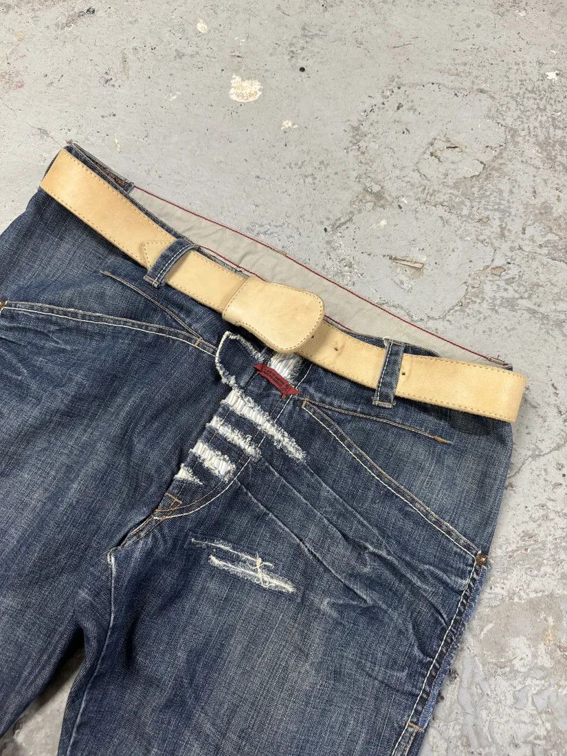 2012 Maison Martin Margiela Beige Leather Cowboy Belt