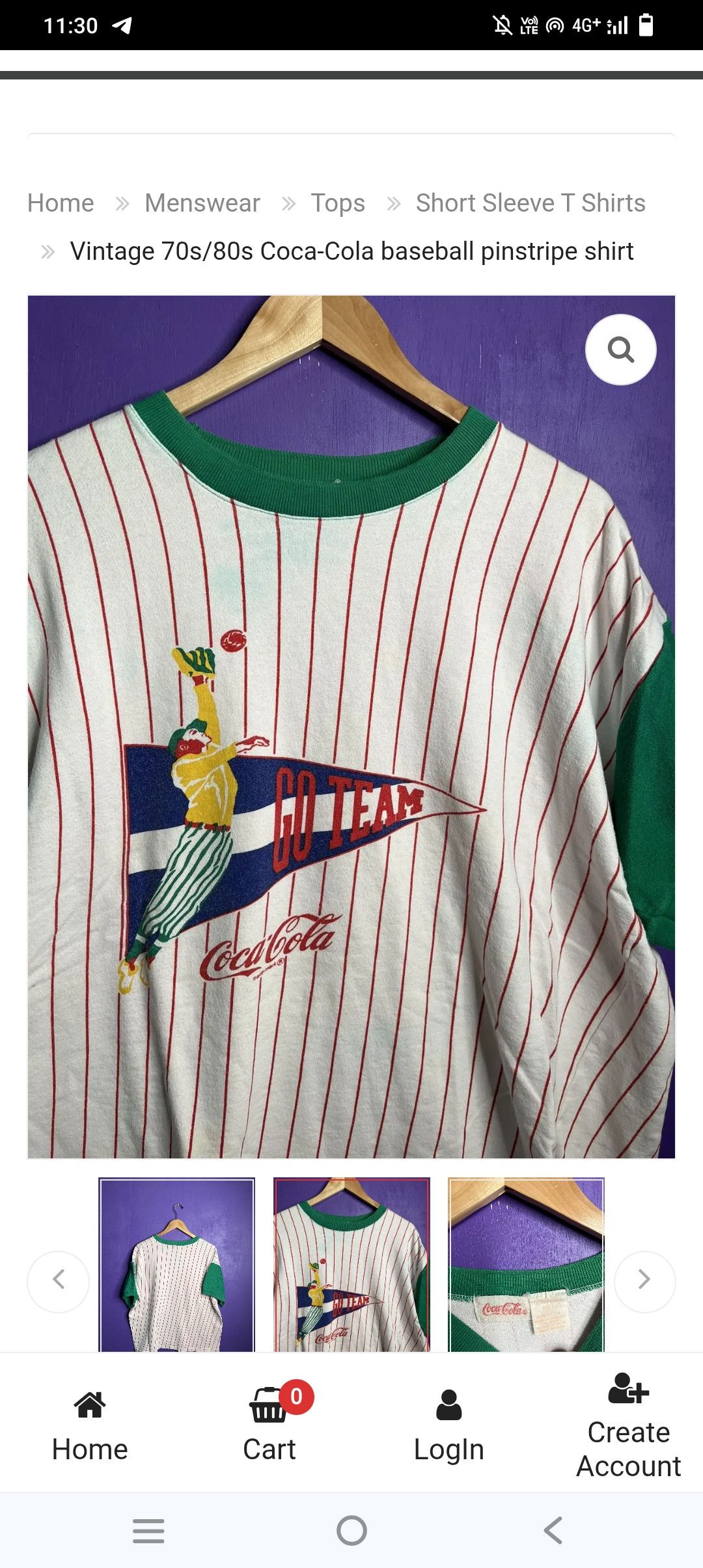 Vintage Rare Vintage coca cola Size US M / EU 48-50 / 2 - 10 Thumbnail