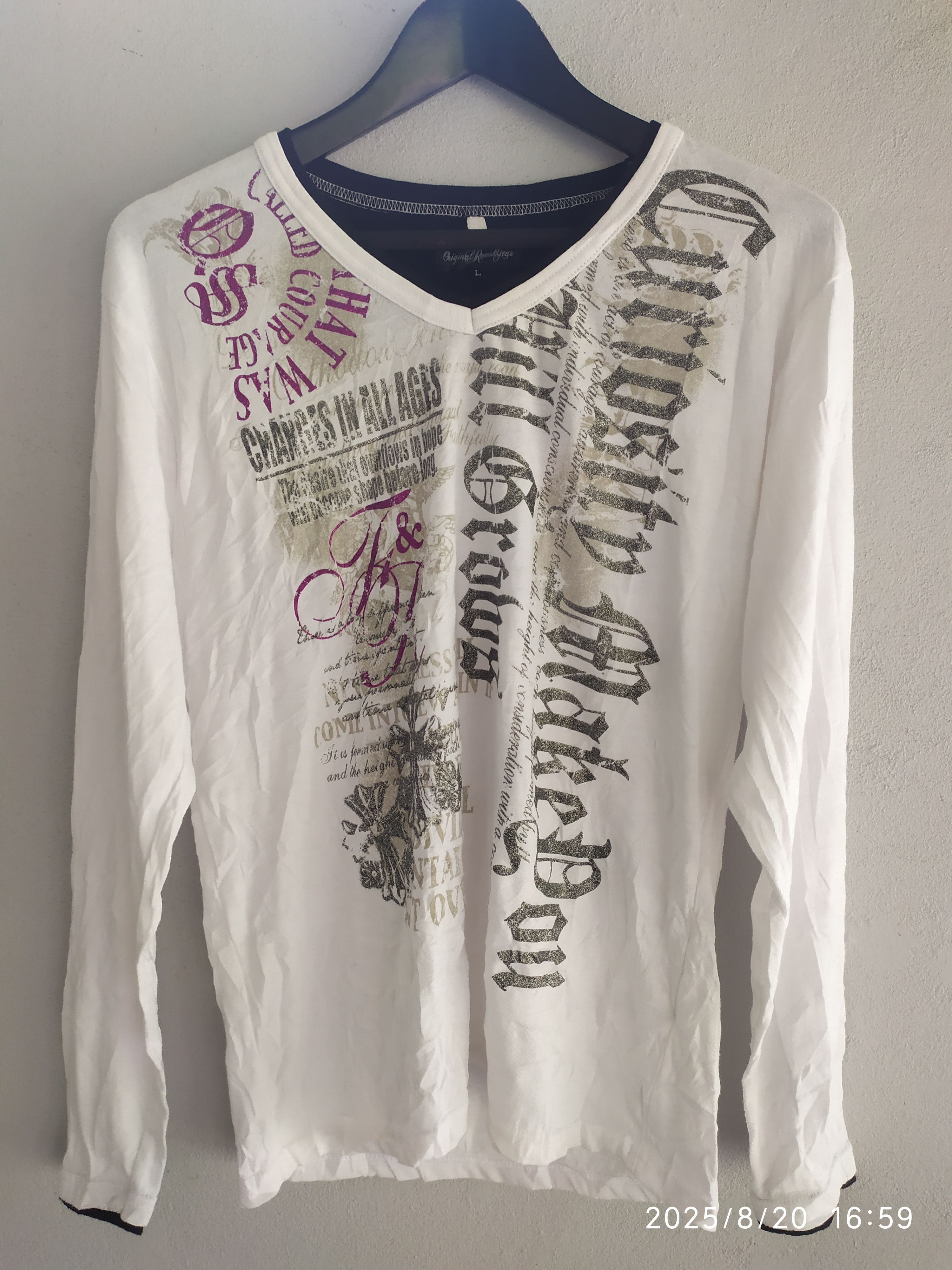 If Six Was Nine Japanese Original remak gear poem longsleeave Size US L / EU 52-54 / 3 - 1 Thumbnail