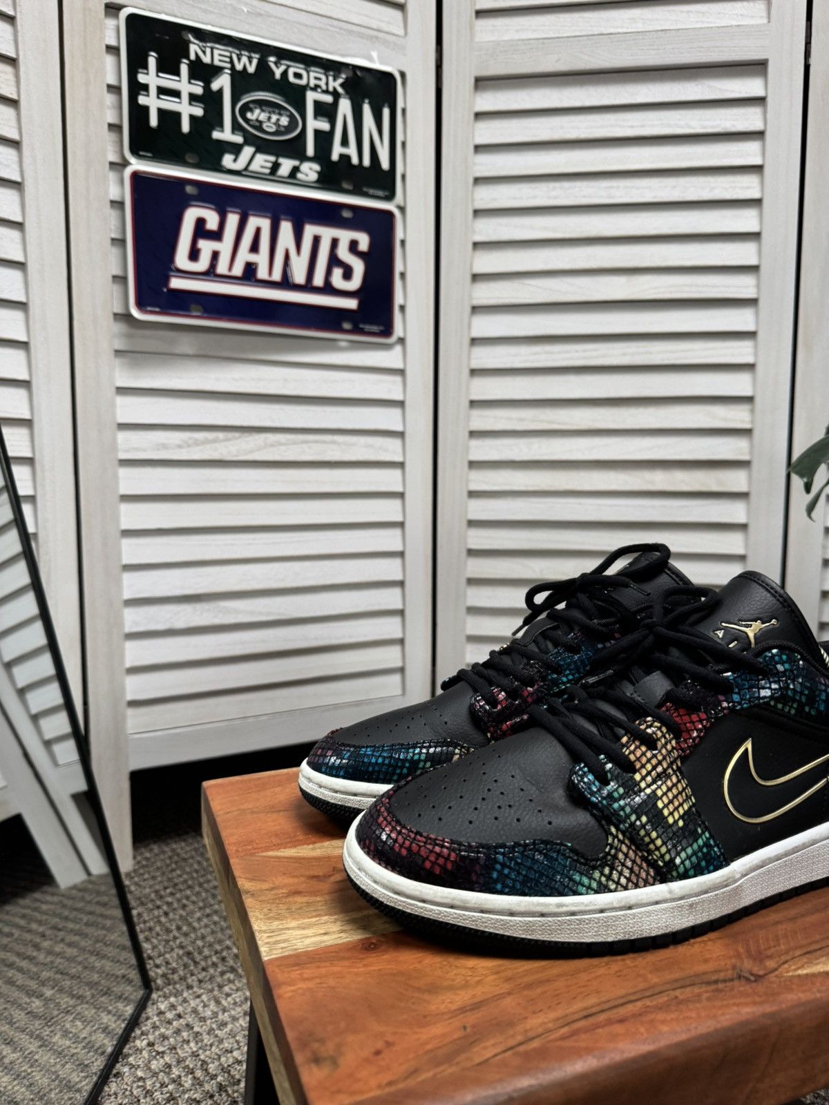 Nike Air Jordan 1 Low Multi Snakeskin Size US 8 / EU 41 - 4 Thumbnail