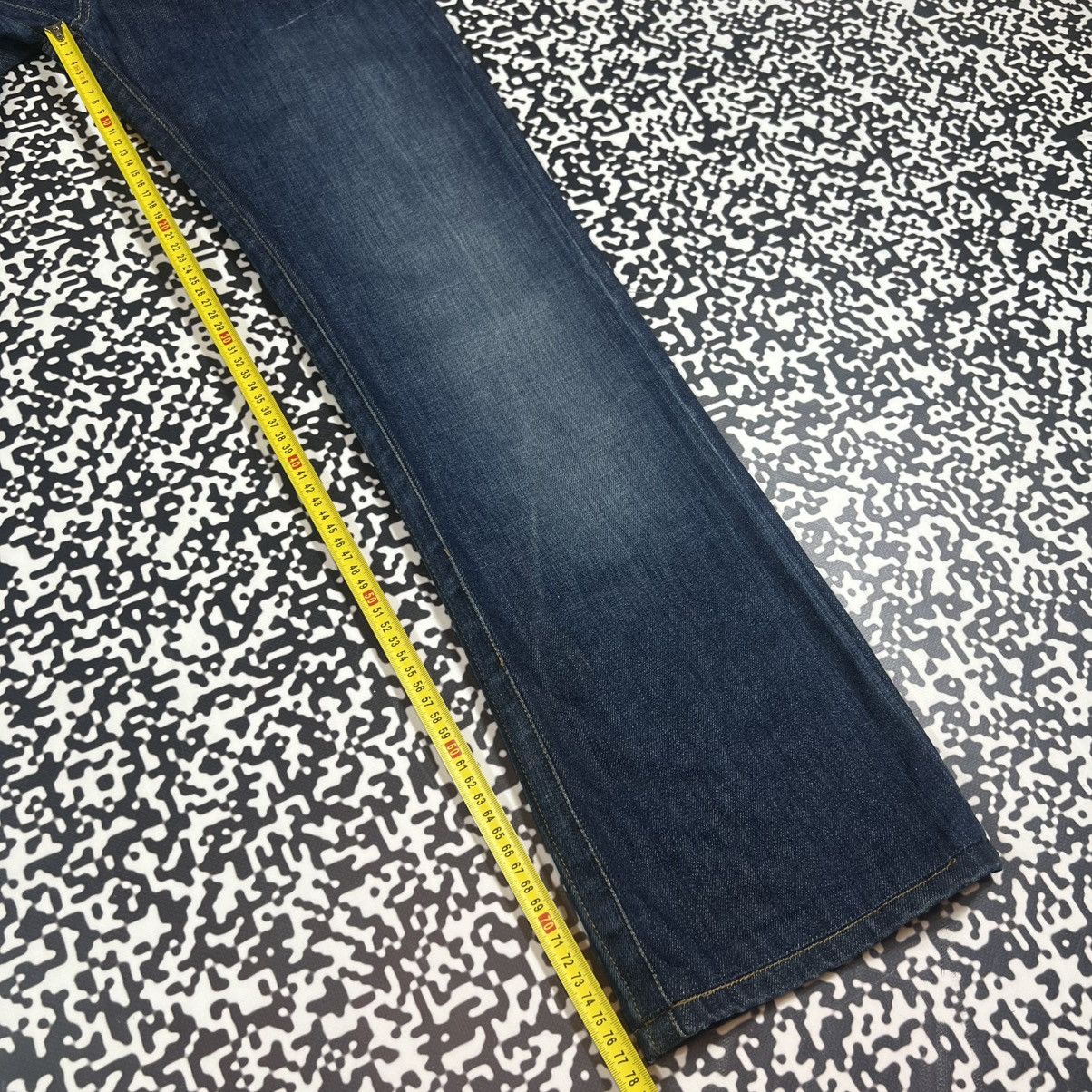 Japanese Brand Vintage Y2K Take Two Japanese Style Wide Retro Jeans Size 28" / US 6 / IT 42 - 14 Thumbnail