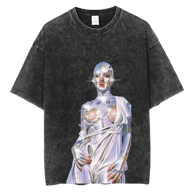 Japanese Brand × Vintage Goth Robot Vintage Design Graphic Tees Size US M / EU 48-50 / 2 - 1 Thumbnail