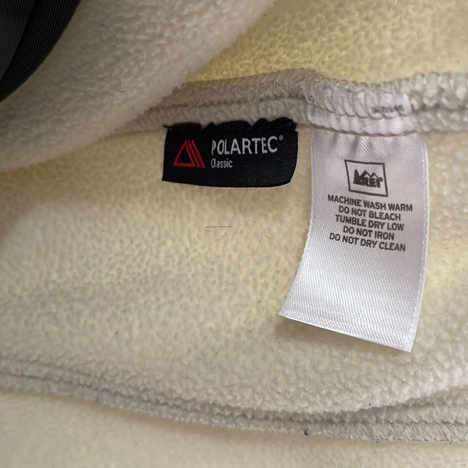 Rei REI Cream Fleece Sweatshirt M Women Zip Polartec Classic Size M / US 6-8 / IT 42-44 - 4 Thumbnail
