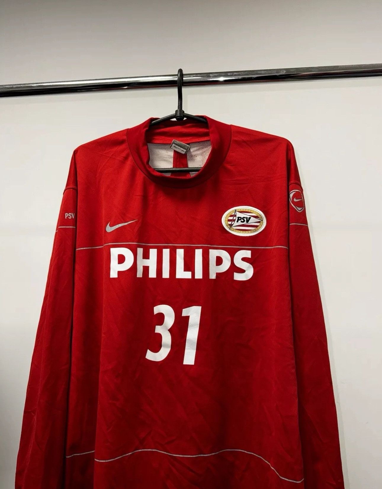 Nike Vintage Nike PSV Philips 31 Long sleeve Jersey Men’s Xl Size Size US XL / EU 56 / 4 - 2 Thumbnail