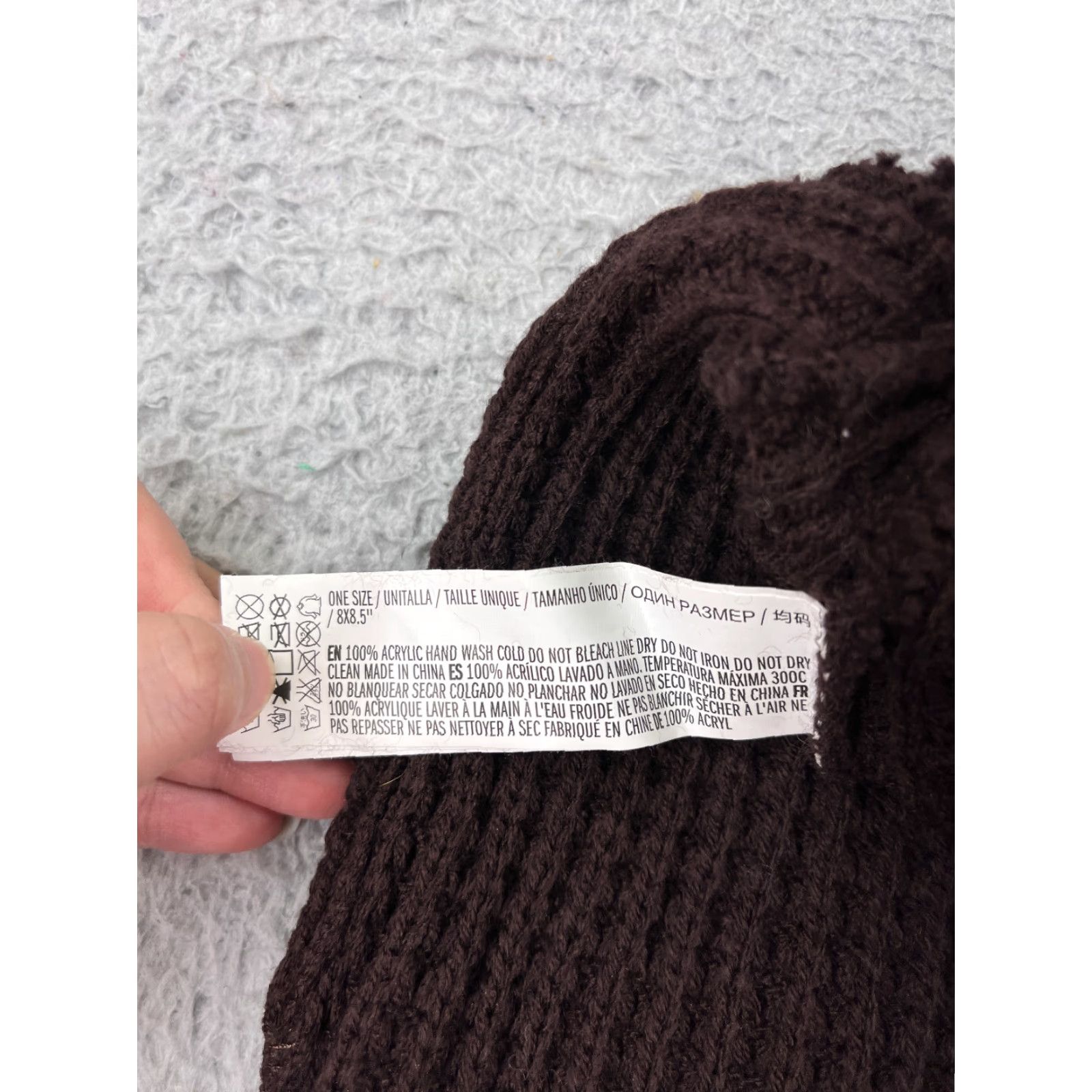 Forever 21 FOREVER 21 Beanie Hat Adult One Size Purple Knit 100% Acrylic Winter Snow Ski Logo Beanie Mens Fathers Day 90s? Size ONE SIZE - 5 Thumbnail