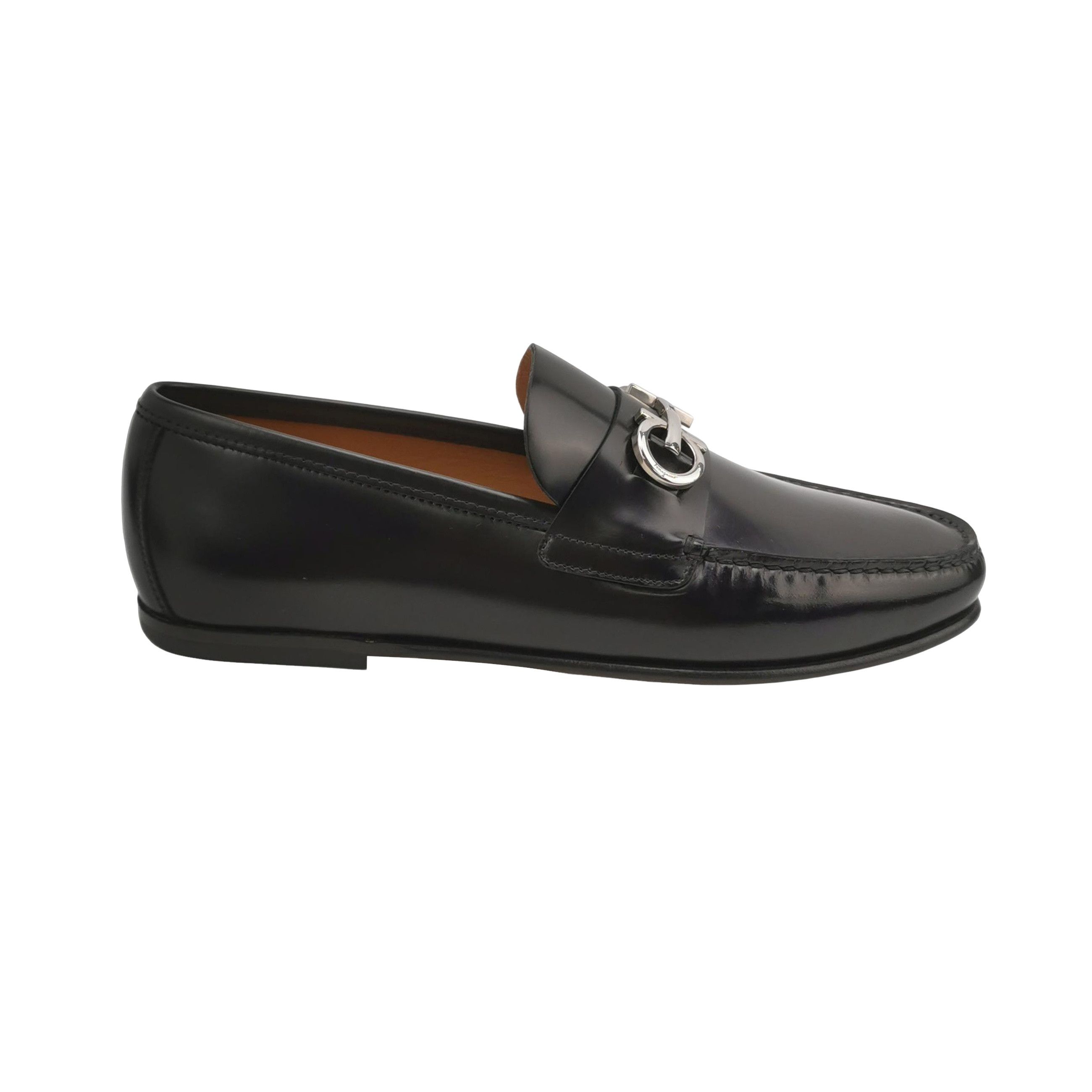 Salvatore Ferragamo Salvatore Ferragamo Gancini Leather Loafers US 9 Size US 9 / EU 42 - 1 Thumbnail