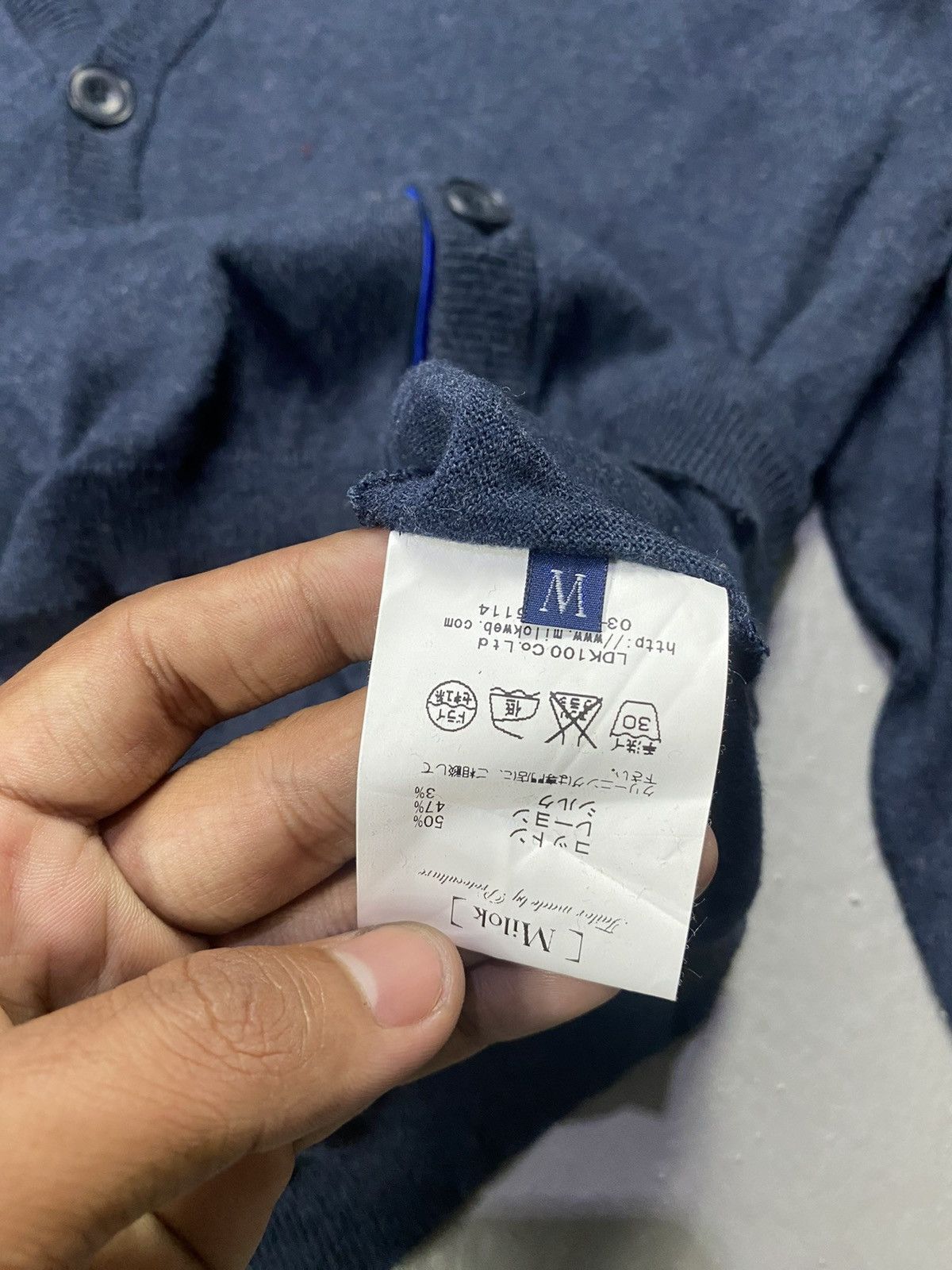 Japanese Brand Milok Japanese Cardigan Size US M / EU 48-50 / 2 - 5 Thumbnail