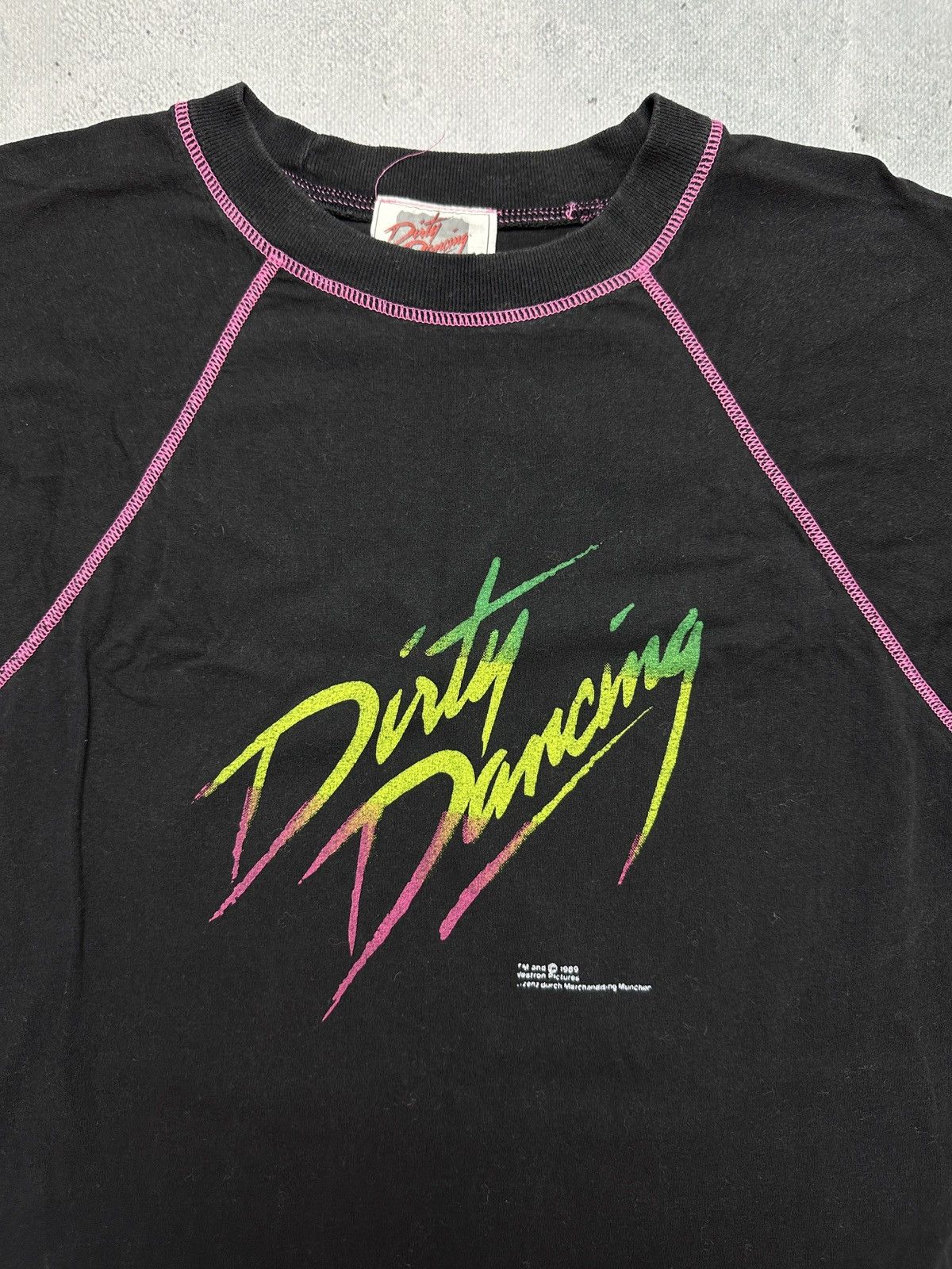 Other Vintage 80s 90s Dirty Dancing Long Tee Vestron Pictures 1989 Size US M / EU 48-50 / 2 - 4 Thumbnail