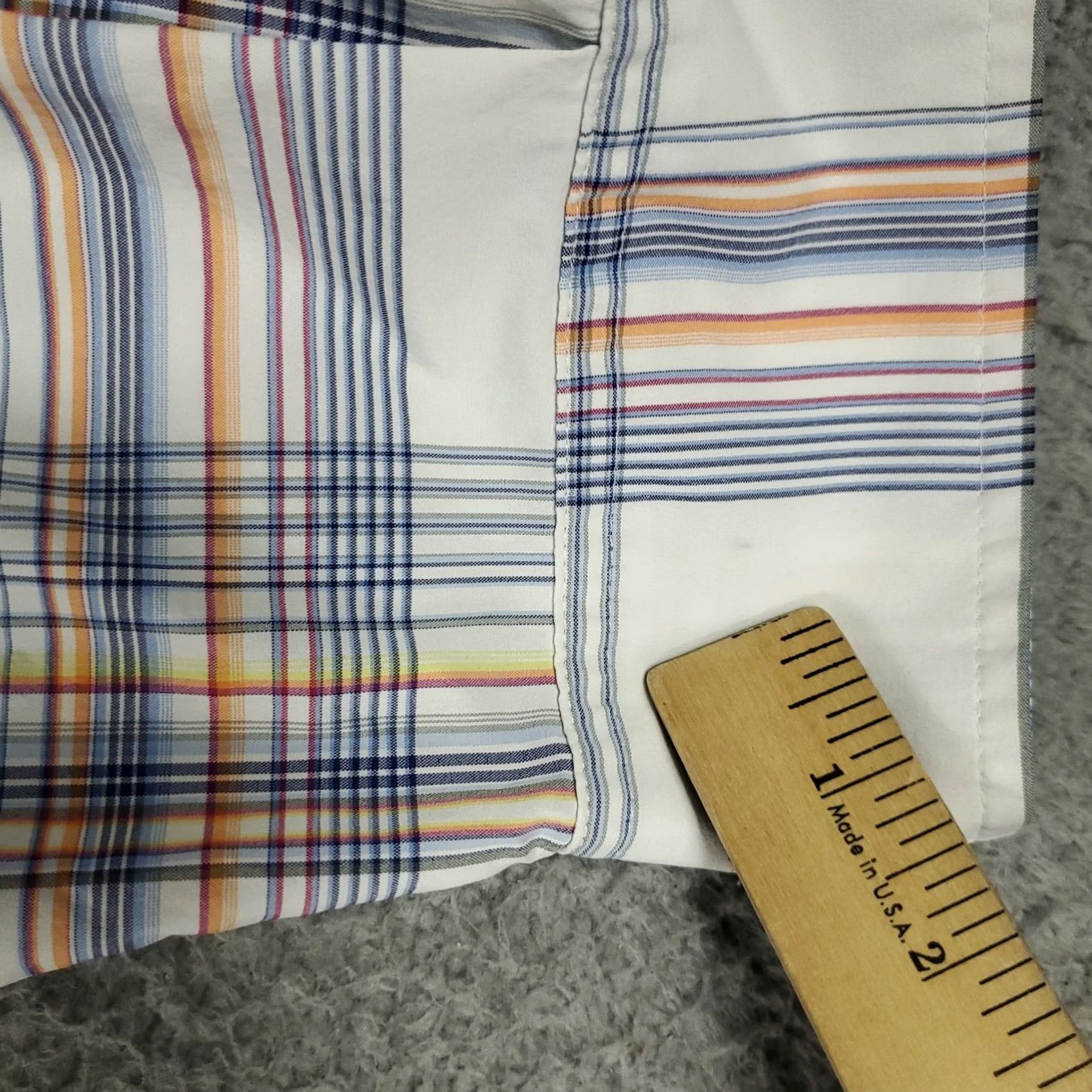 Tommy Bahama Tommy Bahama Shirt Mens XL Blue Plaid Nylon Button Up Long Sleeve Mens XL Blue Plaid Nylon Button-Up Shirt Size US XL / EU 56 / 4 - 3 Thumbnail