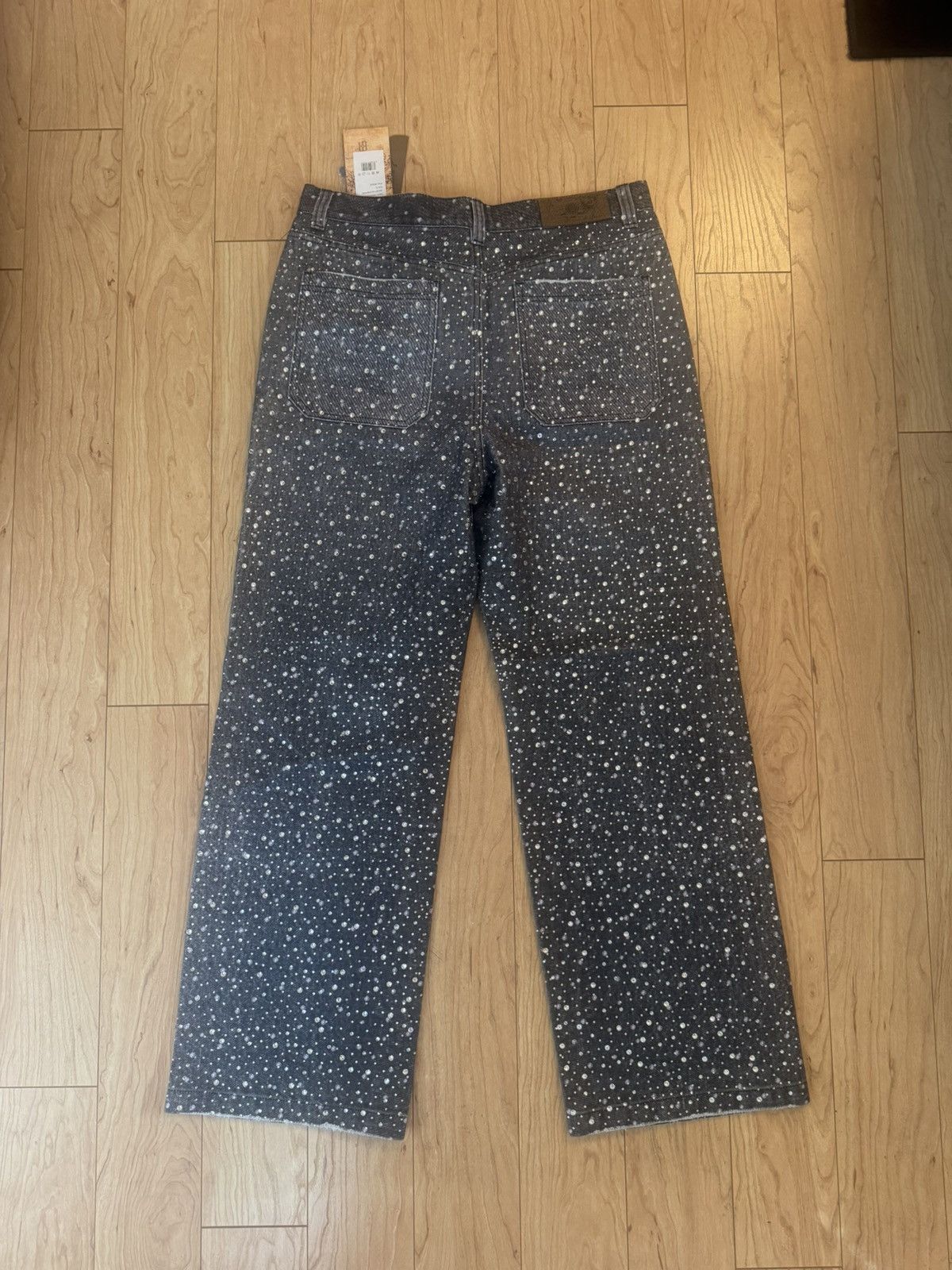 Birth of Royal Child Birth of Royal Child Embellished Crystal Denim Jeans Size US 34 / EU 50 - 2 Thumbnail