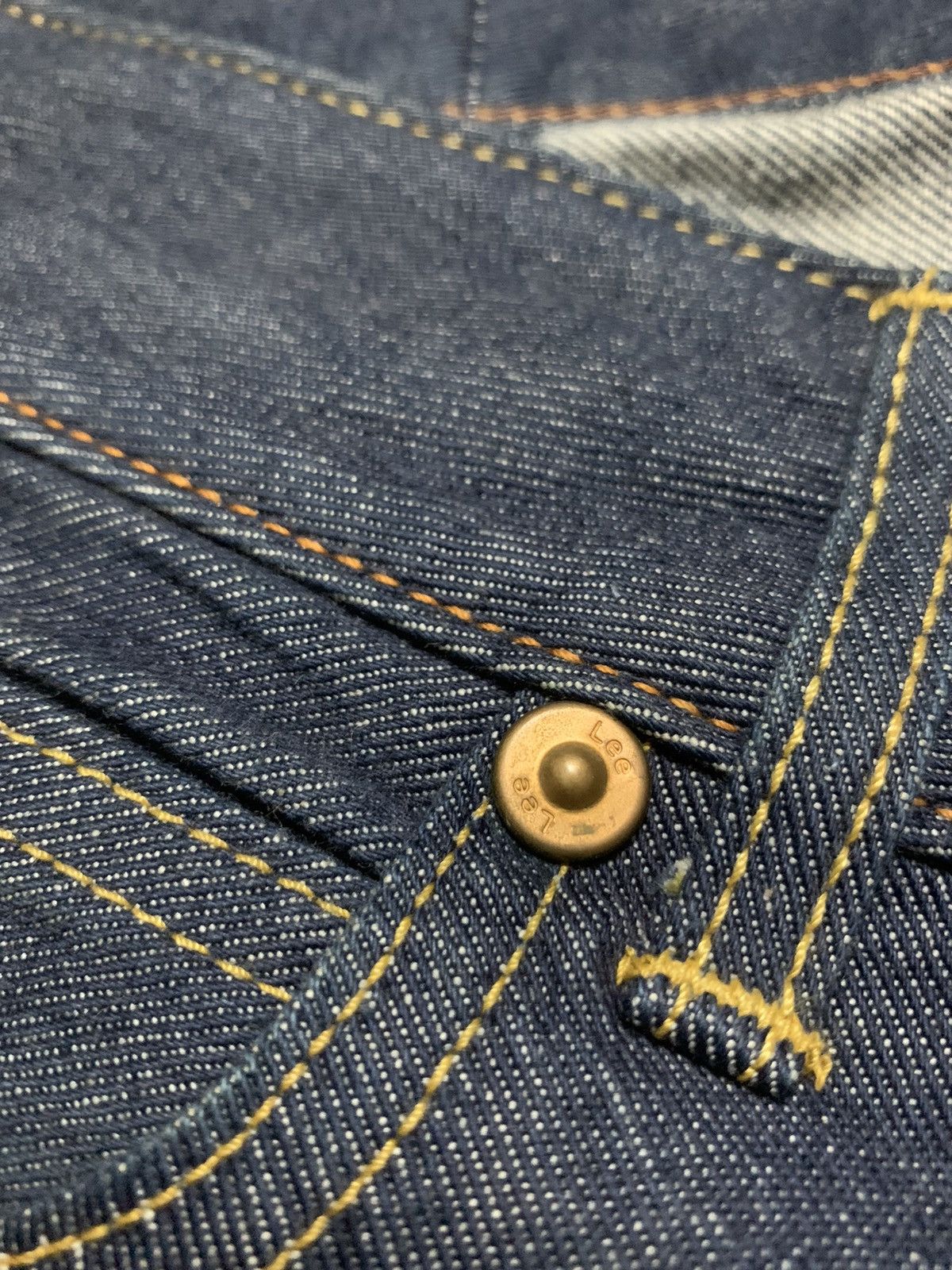 Hysteric Glamour Y2K Lee x Sly Japanese Super Flare Deep Indigo Raw Denim Size 26" / US 2 / IT 38 - 8 Thumbnail
