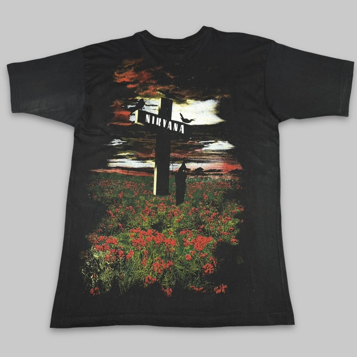 Band Tees Vintage 90s DS PACKAGED Nirvana Empire All Over Euro T Shirt Size US XL / EU 56 / 4 - 3 Thumbnail