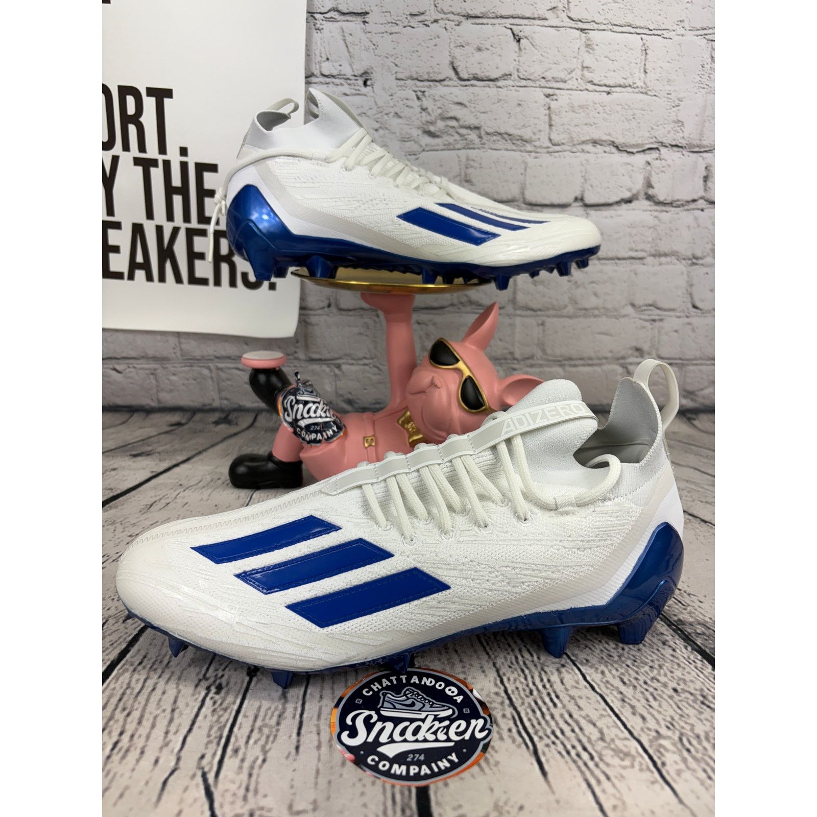 Adidas Adizero Primeknit Football Cleats Mens 12.5 Blue