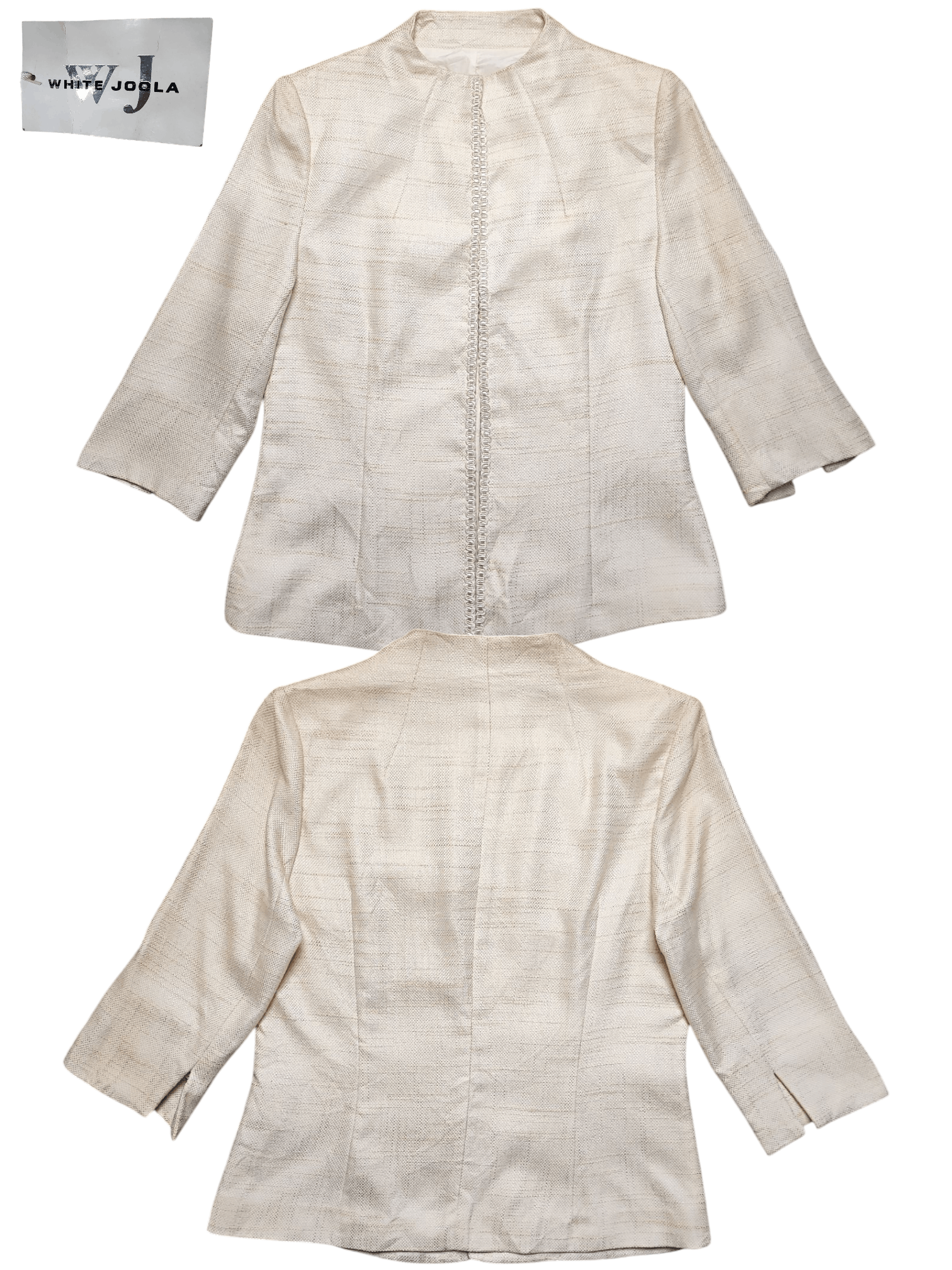 Japanese Brand Vintage Y2k Japanese Brand Crop Top by White Jolla Size M / US 6-8 / IT 42-44 - 1 Thumbnail