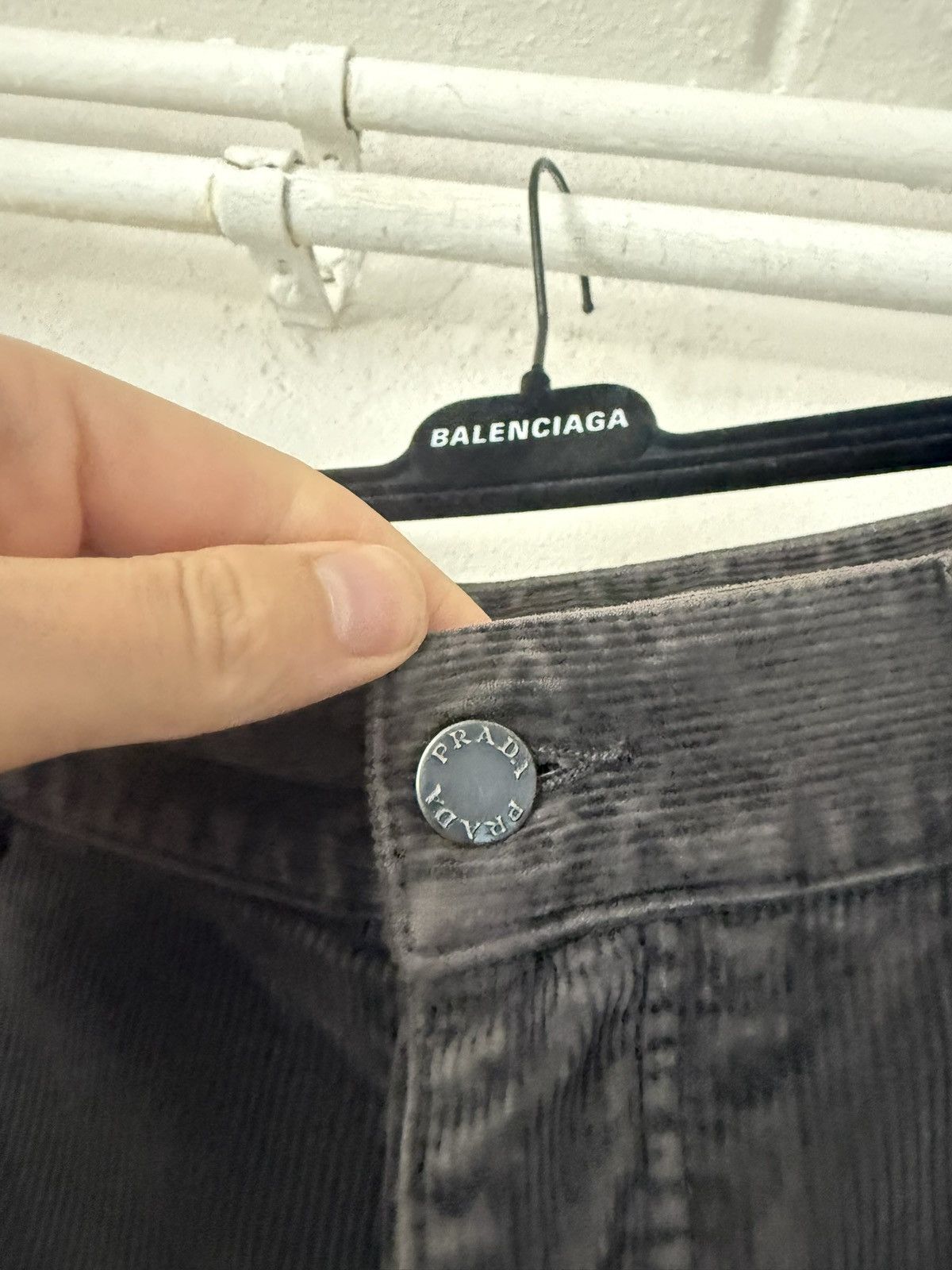 Prada Prada Slim Brown Corduroy Jeans Size US 32 / EU 48 - 6 Thumbnail