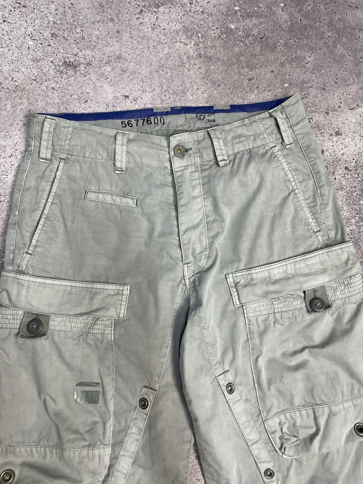 G-Star × Japanese Brand × Vintage Vintage G Srar Raw Y2K Baggy Fit Cargo Jeans Pants Size US 32 / EU 48 - 7 Thumbnail
