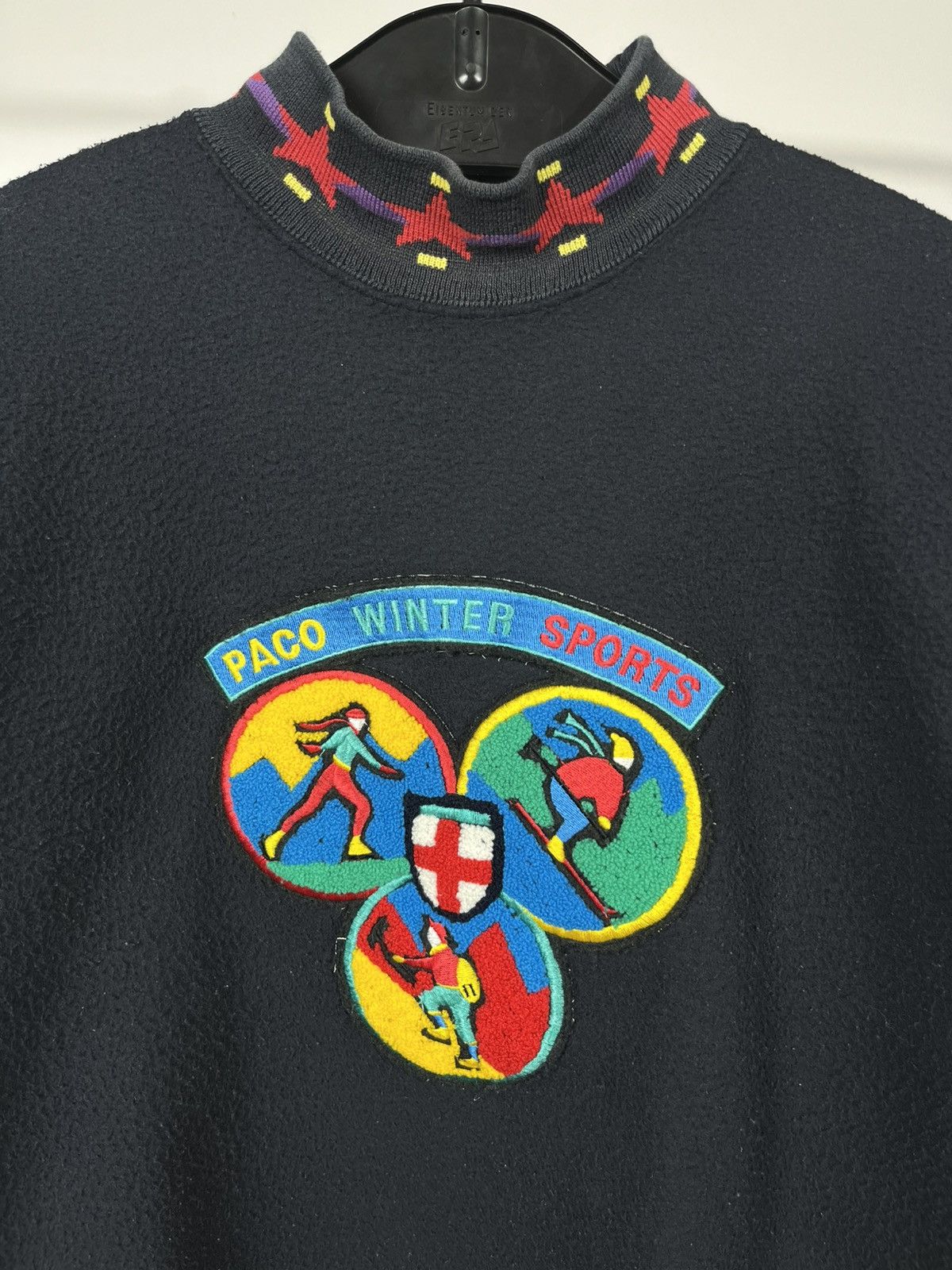 Other Vintage Paco Winter Sports Fleece Sweatshirt Navy Size S Size US S / EU 44-46 / 1 - 4 Thumbnail