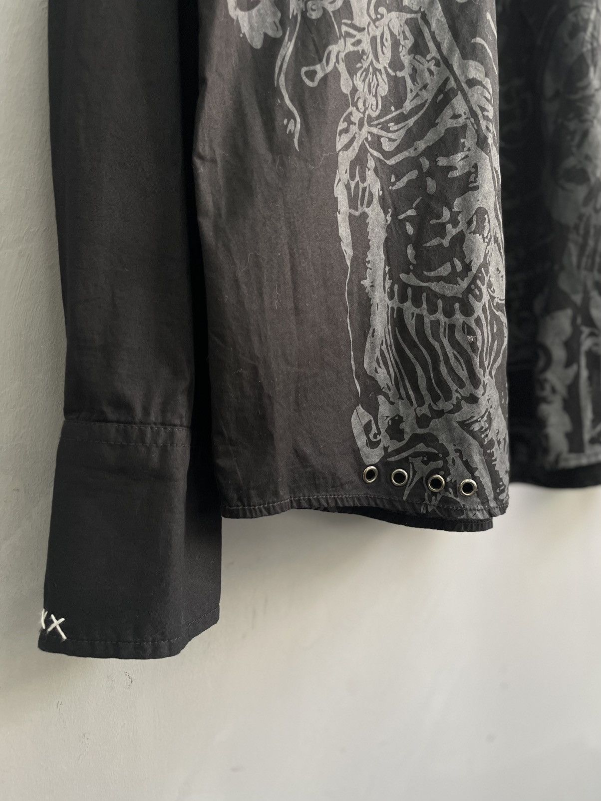 Affliction Vintage opium affliction style punk goth shirt button up Size US L / EU 52-54 / 3 - 9 Thumbnail