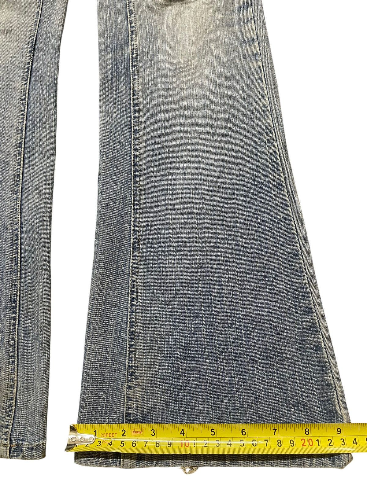 14th Addiction Vintage Japanese Brand Bush Pants Faded Wash Flare Jeans Size US 28 / EU 44 - 15 Thumbnail