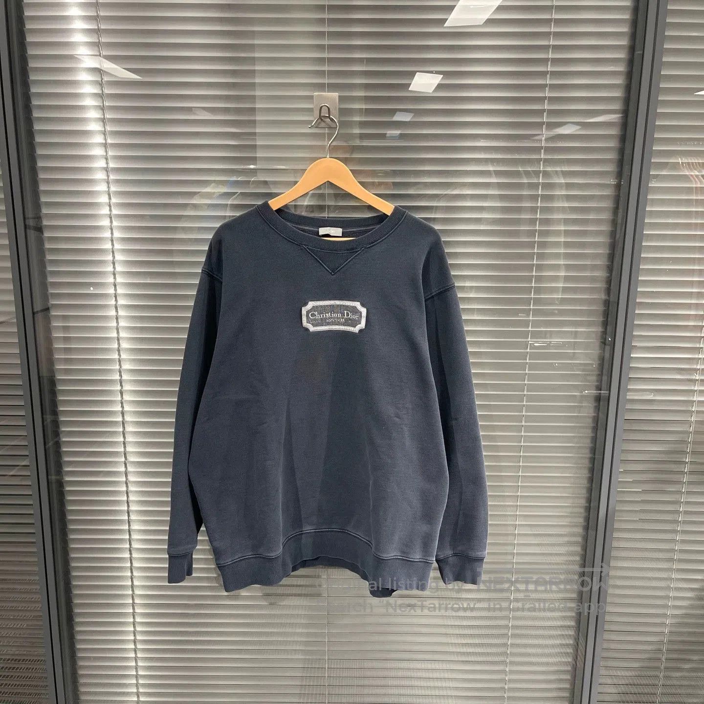 Dior Gray Crewneck Sweatshirt - XXL. Size US XXL / EU 58 / 5 - 1 Thumbnail