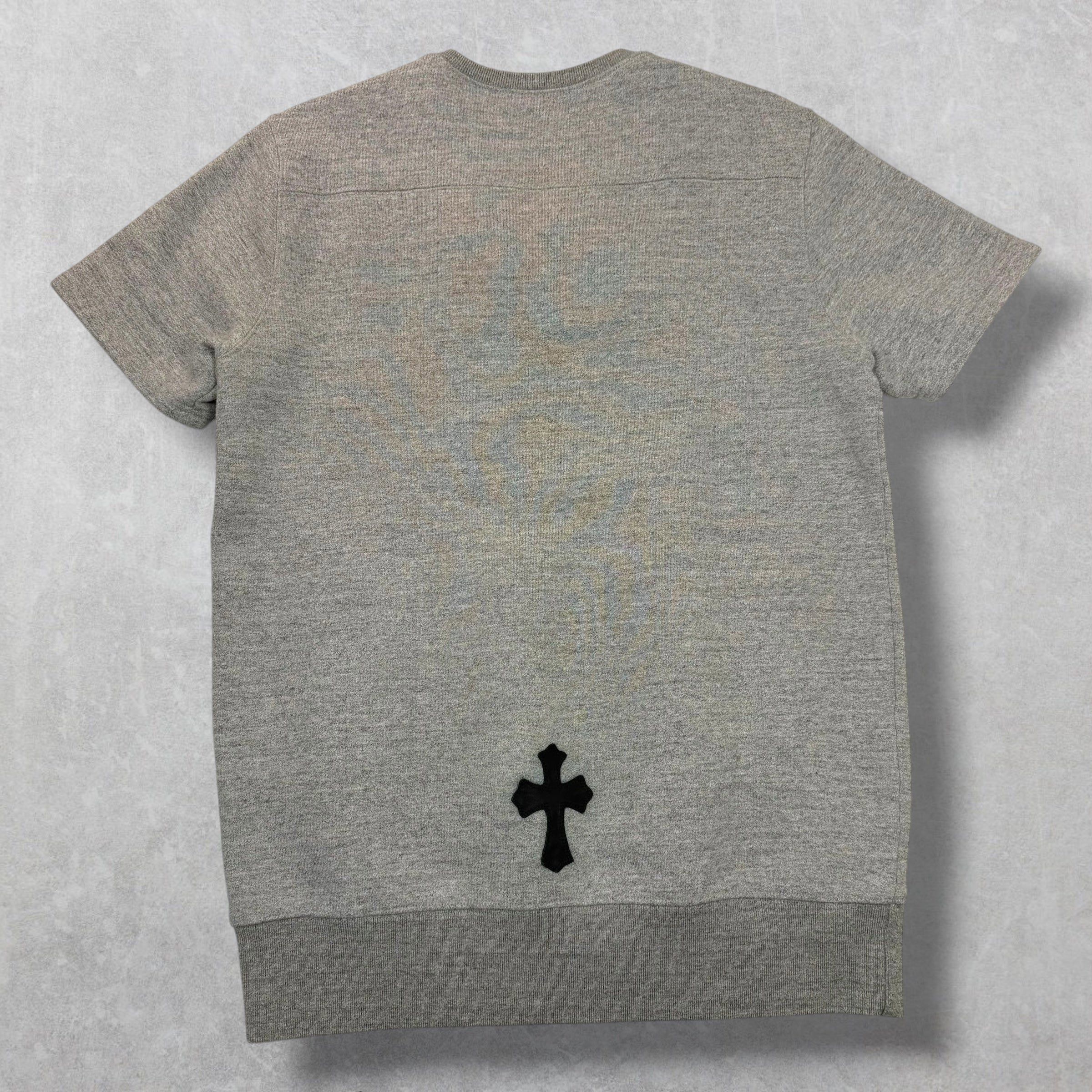 Chrome Hearts Chrome Hearts Cross Patch Short Sleeved Sweatshirt M Size US M / EU 48-50 / 2 - 2 Thumbnail