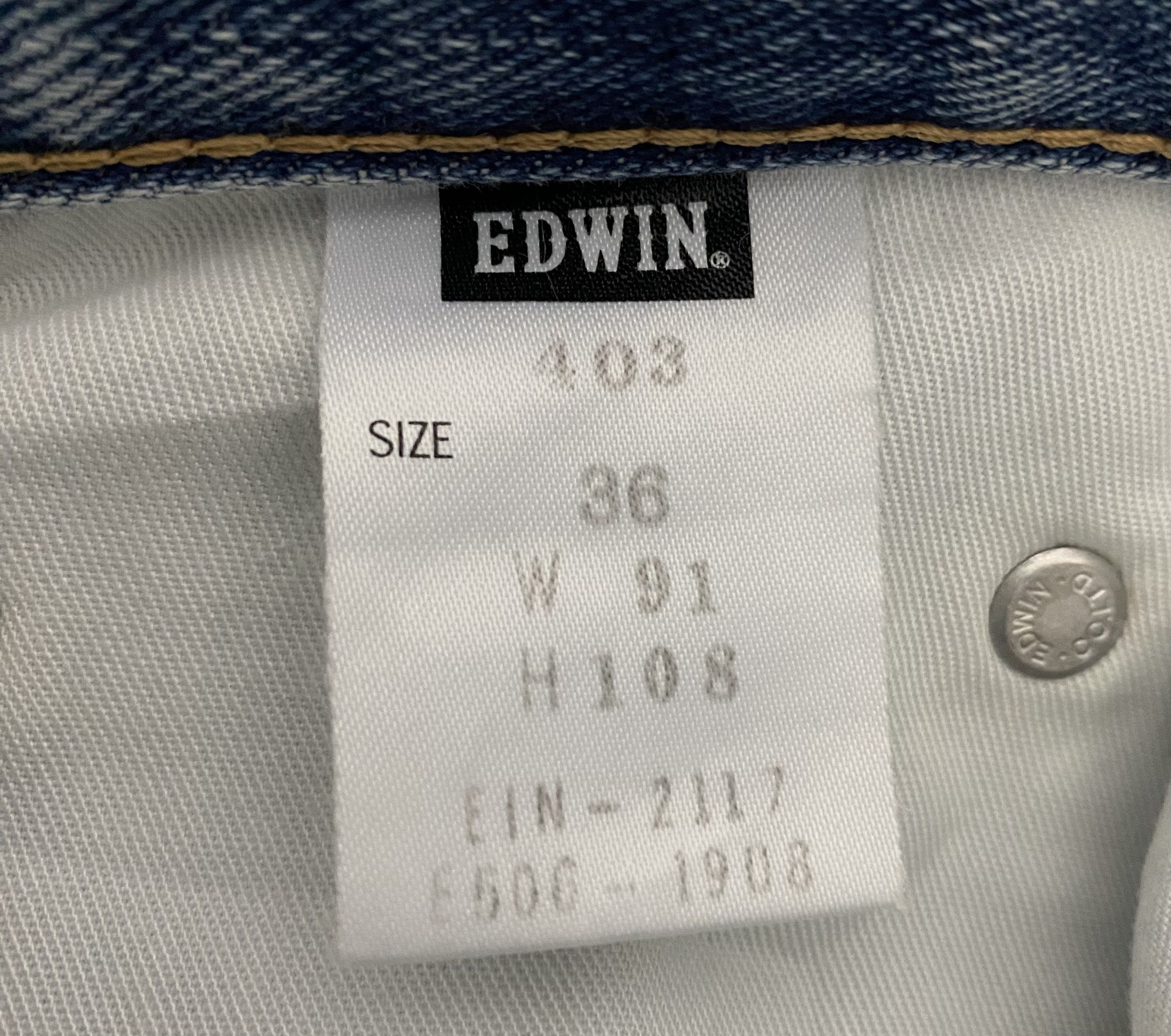 Edwin Vintage Edwin 403 Made in Japan Light Wash Denim Jeans W36 Size US 38 / EU 54 - 11 Thumbnail