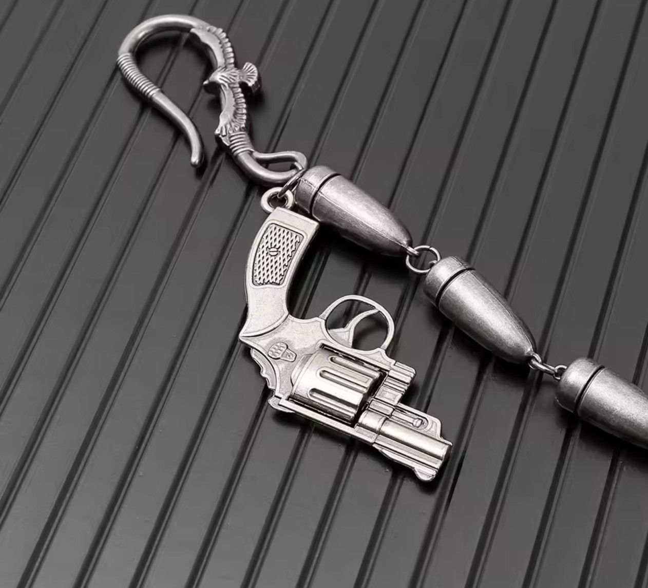 Jewelry Goth Punk Grunge Bullet & Gun Wallet Chain Size ONE SIZE - 3 Thumbnail