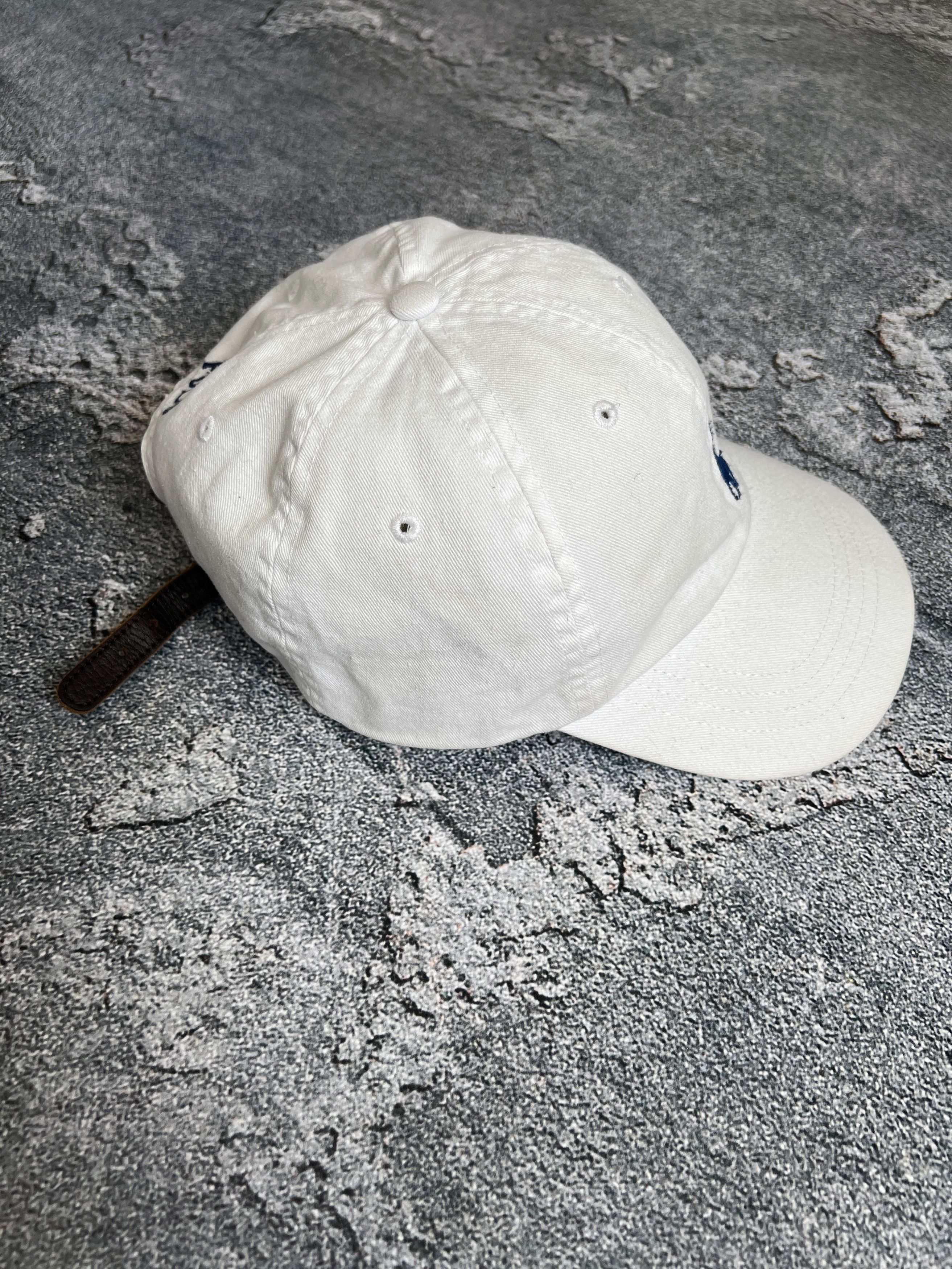 Polo Ralph Lauren Vintage polo ralph lauren cap hat white leather belt Size ONE SIZE - 4 Thumbnail