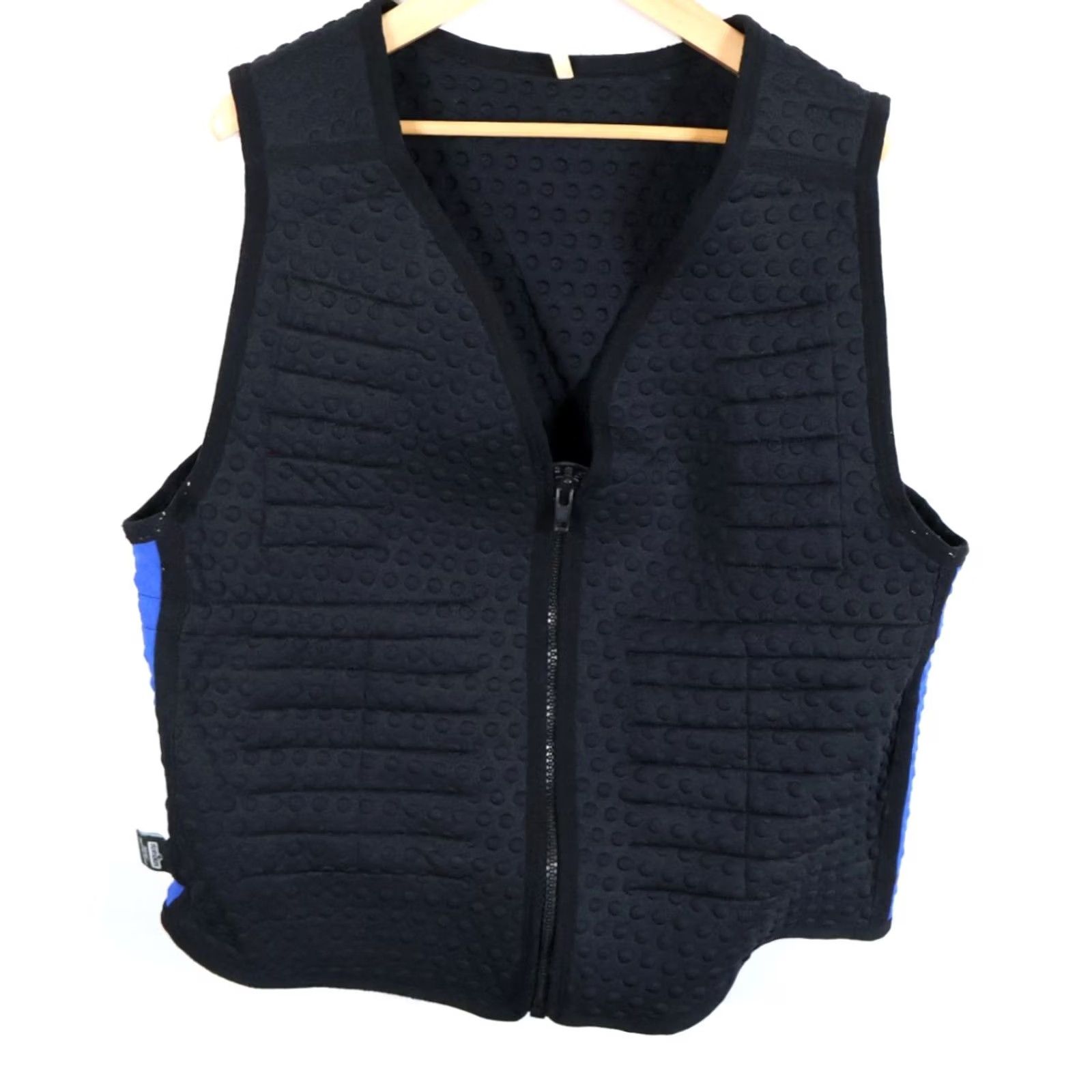 Vintage VINTAGE Stomatex Full Zip Neoprene Weighted Vest Jacket Mens 2XL Black Blue Full Zip Jacket Men 2XL Black Blue Stomatex Weighted Vest Size US XXL / EU 58 / 5 - 2 Thumbnail