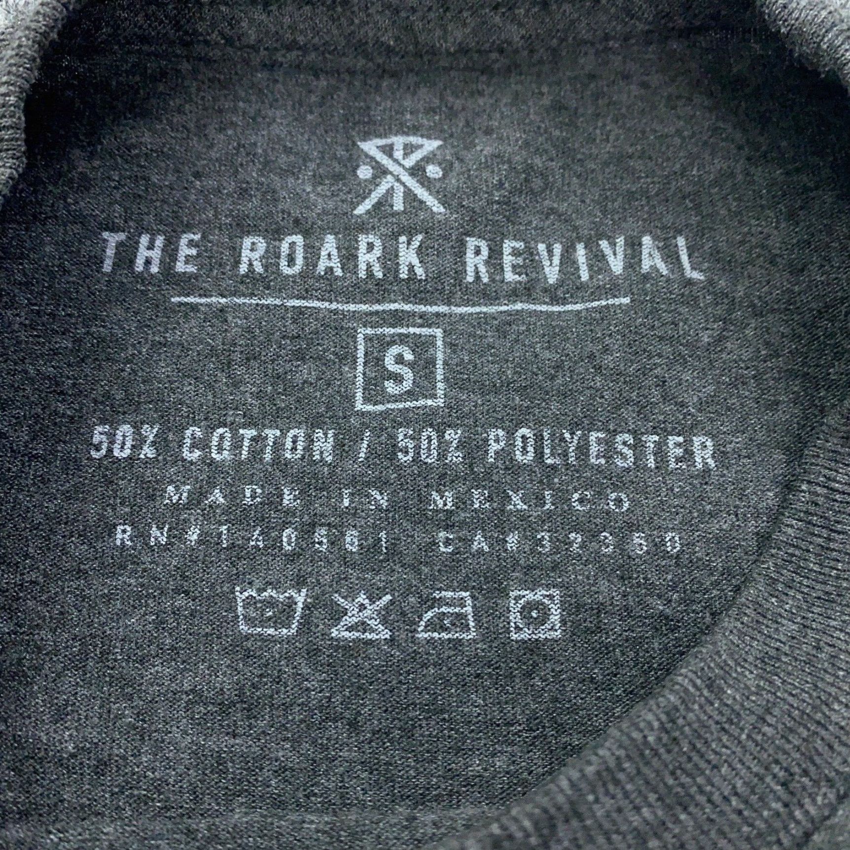 Hanes The Roark Revival Shirt Mens Small Grey Well Worn Goods Motorcycle Pirate Size US S / EU 44-46 / 1 - 3 Thumbnail