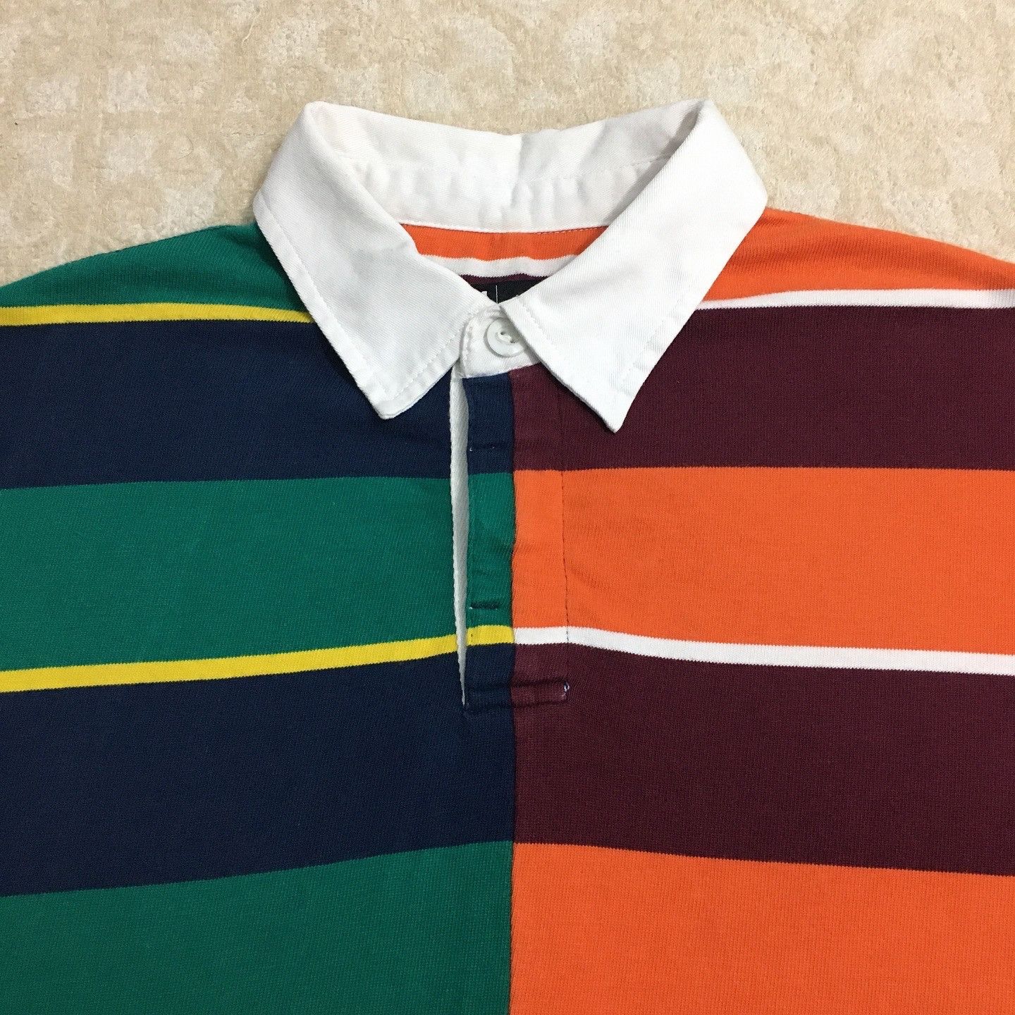 Designer Par Simons Polo Rugby Shirt Two Tone Size US L / EU 52-54 / 3 - 4 Thumbnail