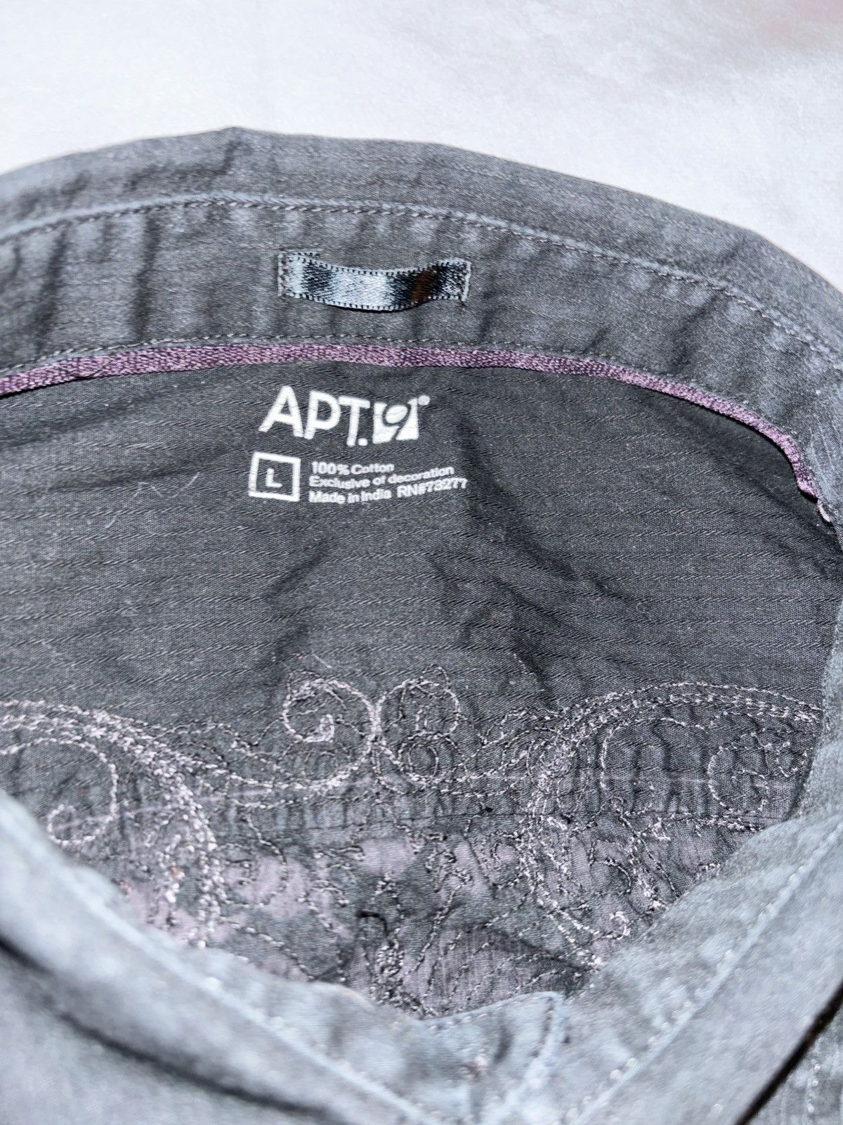 Designer × Vintage Black Y2K vintage button up Size US L / EU 52-54 / 3 - 3 Thumbnail