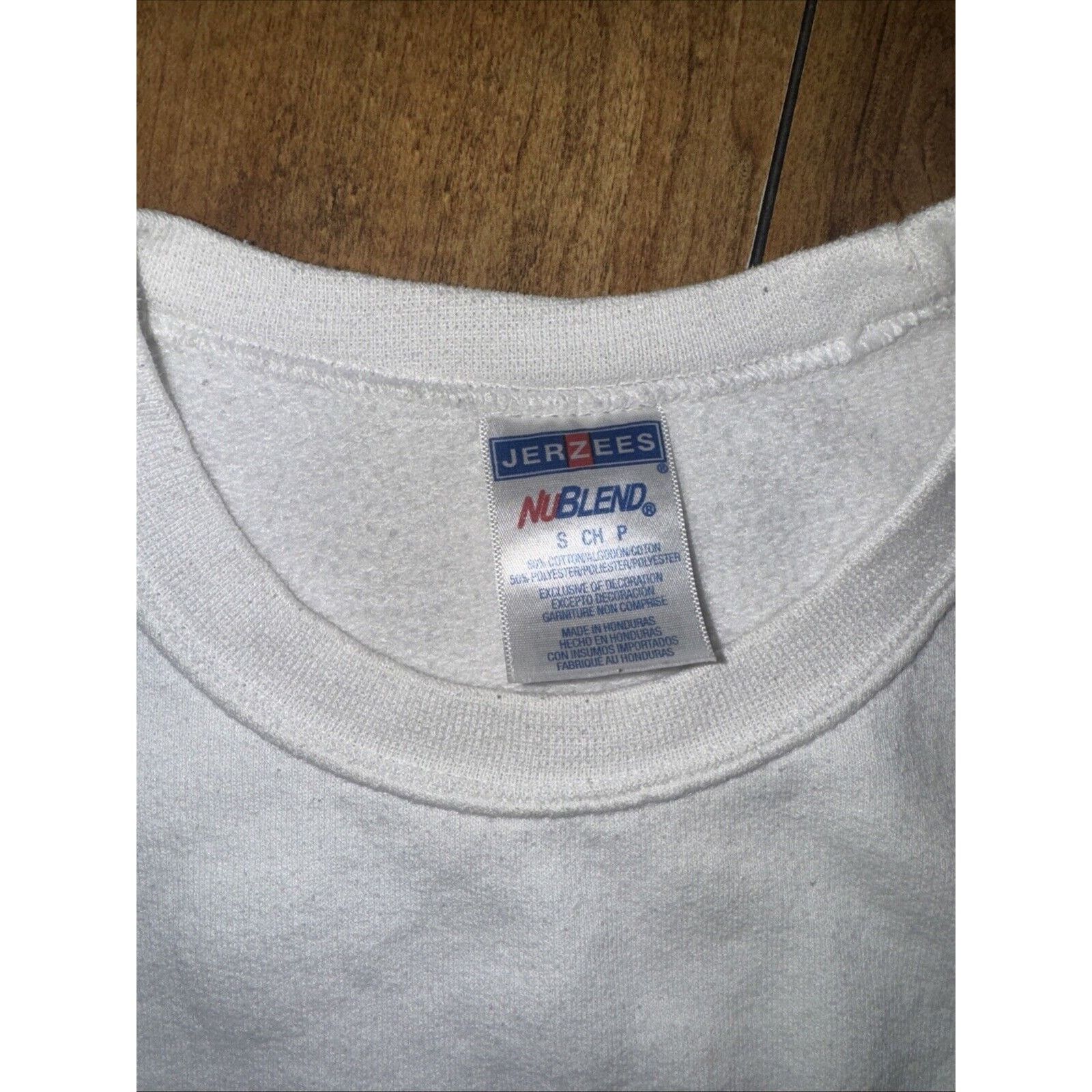 Jerzees × Vintage New York USA Crewneck Sweatshirt White S Jerzees 19x24 Size US S / EU 44-46 / 1 - 5 Thumbnail