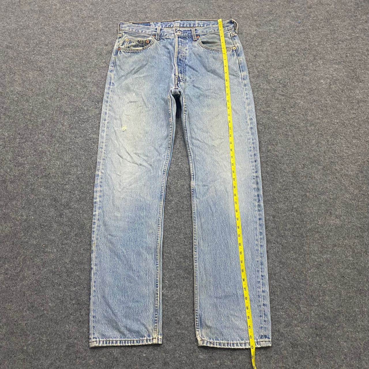 Levi's 💥Best Offer💥Vintage 90s Levis 501 Distressed denim Size US 32 / EU 48 - 3 Thumbnail