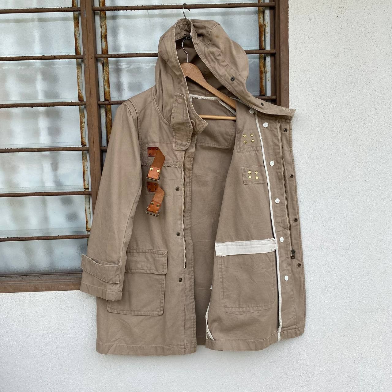 Japanese Brand Rare RNA Inc. Japan Archival Buckle Parka Hooded Duck Canvas Size US M / EU 48-50 / 2 - 5 Thumbnail