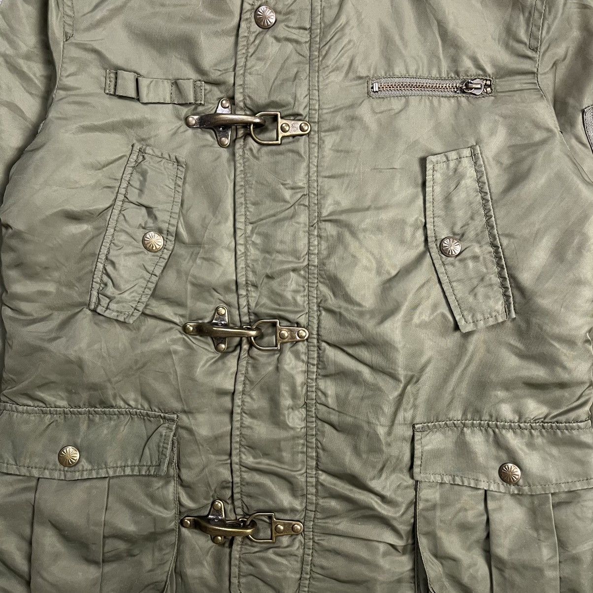 Le Grande Bleu (L.G.B.) Sly fur hoodie multi pocket clasp fireman jacket Size US M / EU 48-50 / 2 - 4 Thumbnail