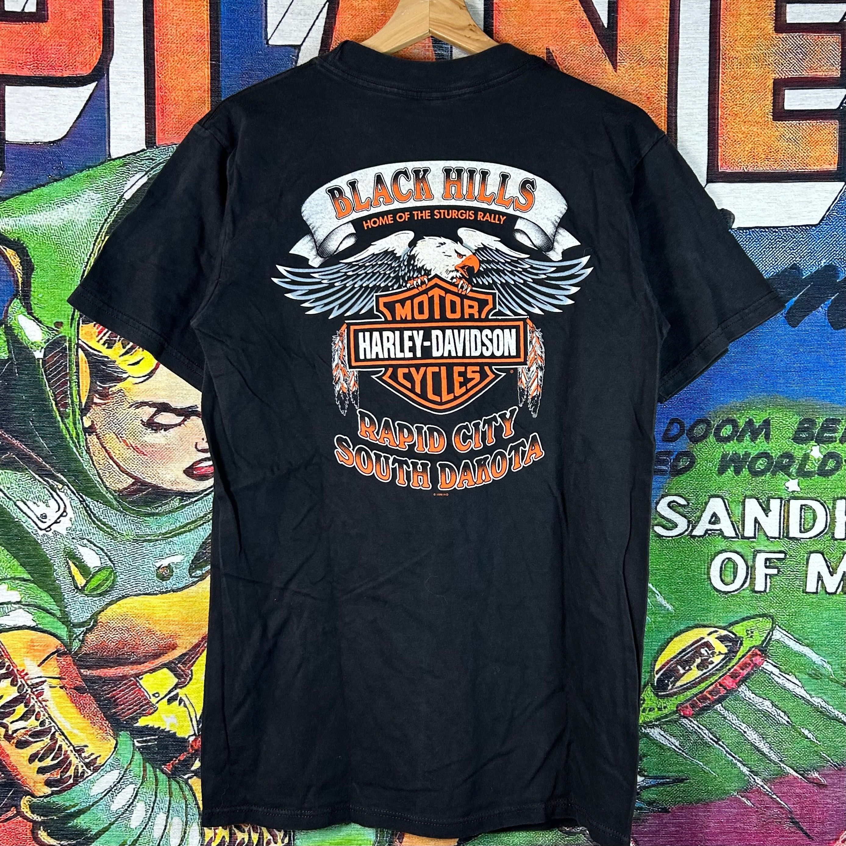 Harley Davidson Harley Davidson Black Hills Tee Size Medium Size US L / EU 52-54 / 3 - 2 Thumbnail